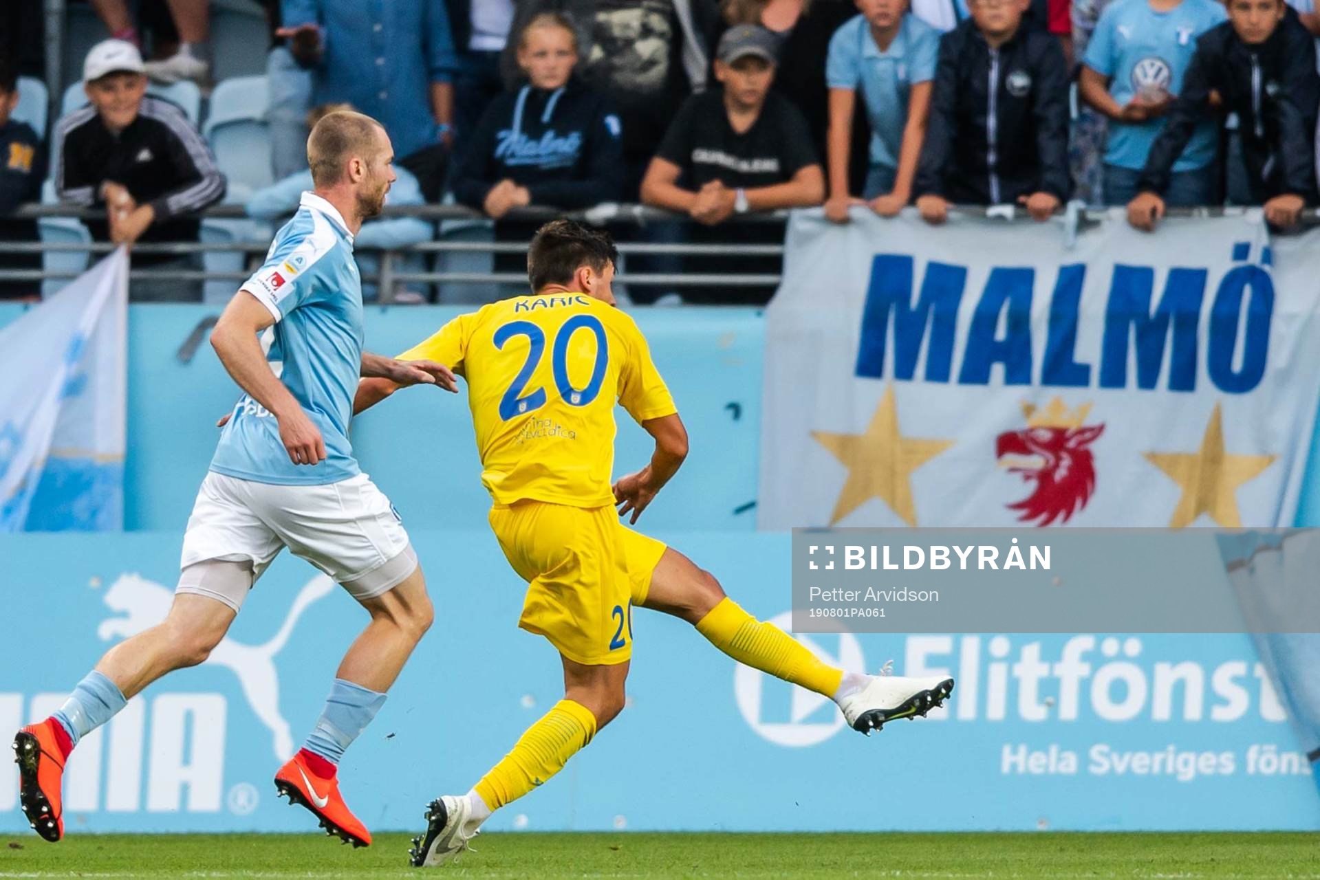 Sven Karic of Domzale scores 2-2