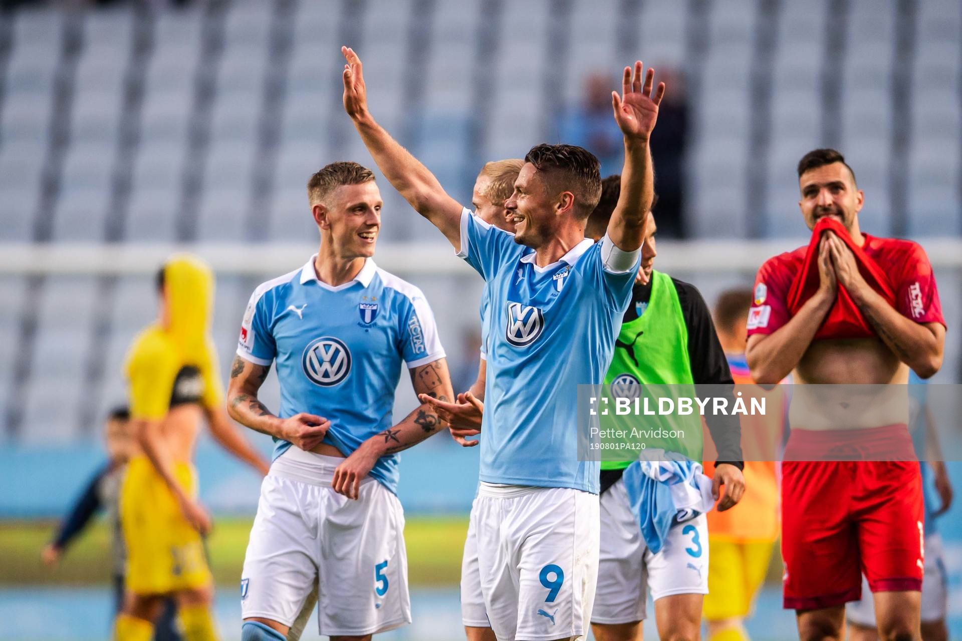 Markus Rosenberg of Malmö FF celebrates