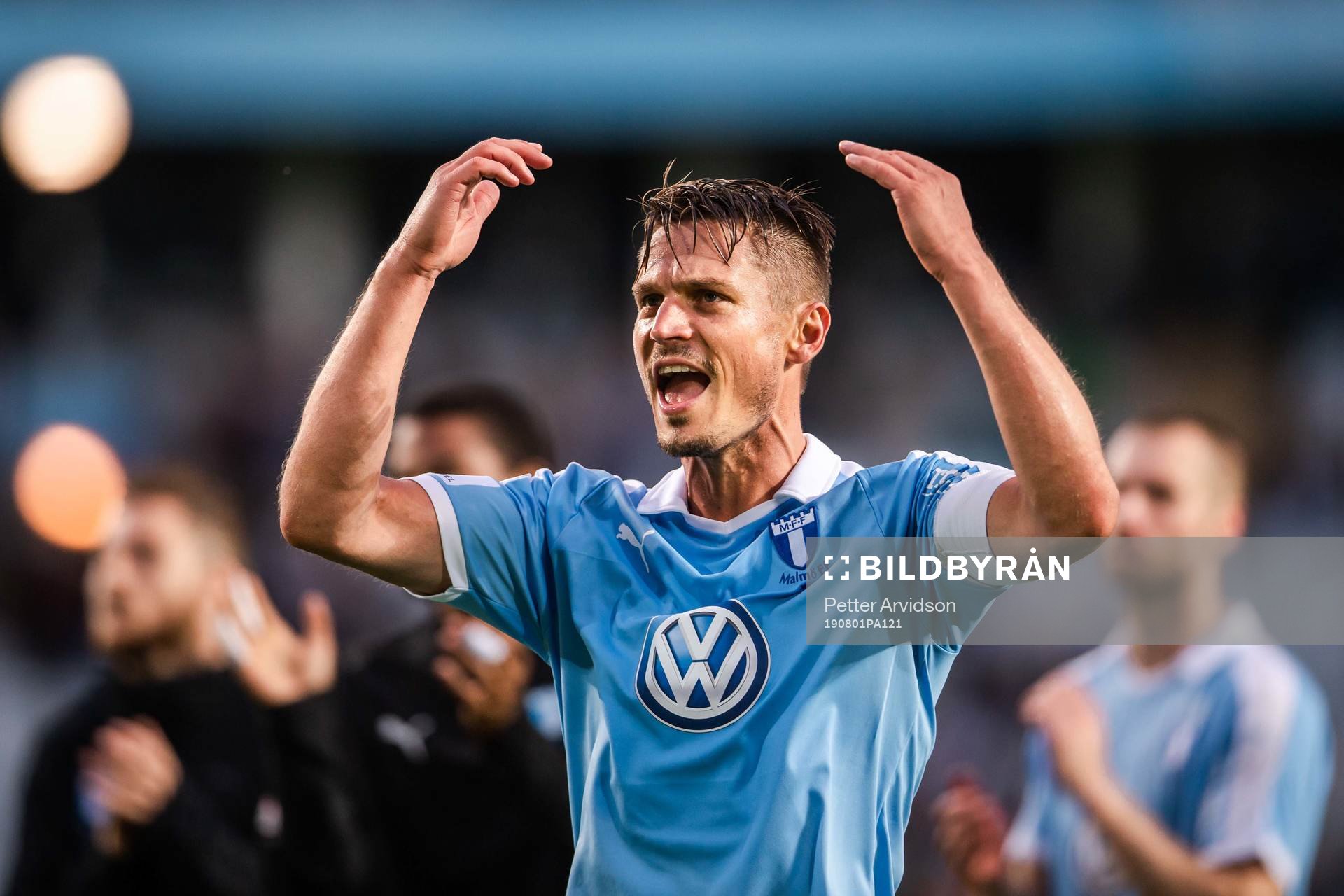 Markus Rosenberg of Malmö FF celebrates