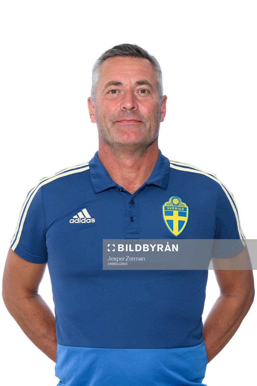 Målvaktstränare Mats Larsson i P15-landslaget