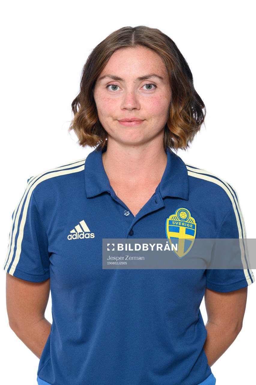 Fysioterapeut Sabina Pantzare i P15-landslaget
