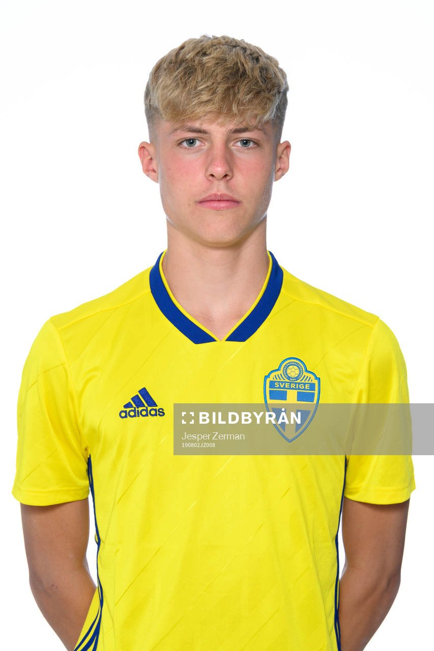 Lukas Björklund i P15-landslaget
