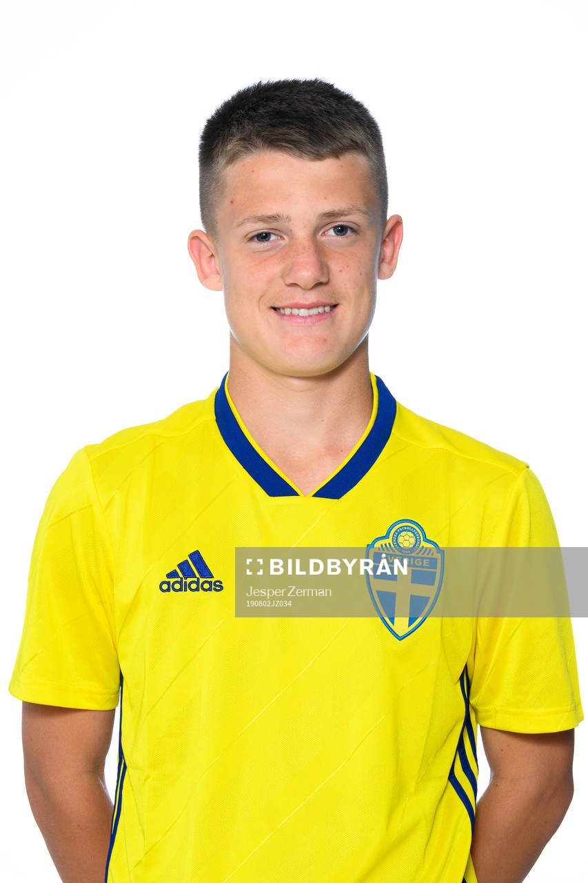 Melvin Berg i P15-landslaget