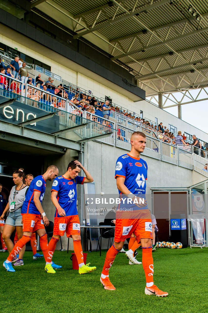 David Kristjan Olafsson of Aalesund at half time