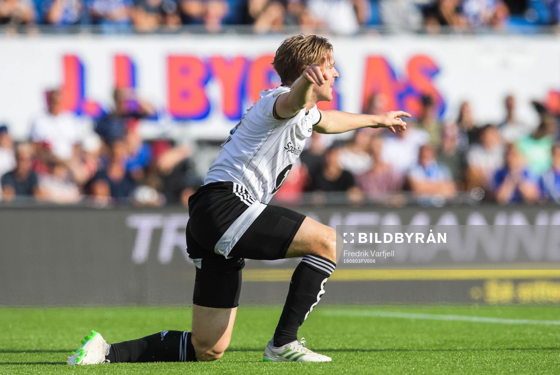 Yann-Erik de Lanlay of Rosenborg looks dejected