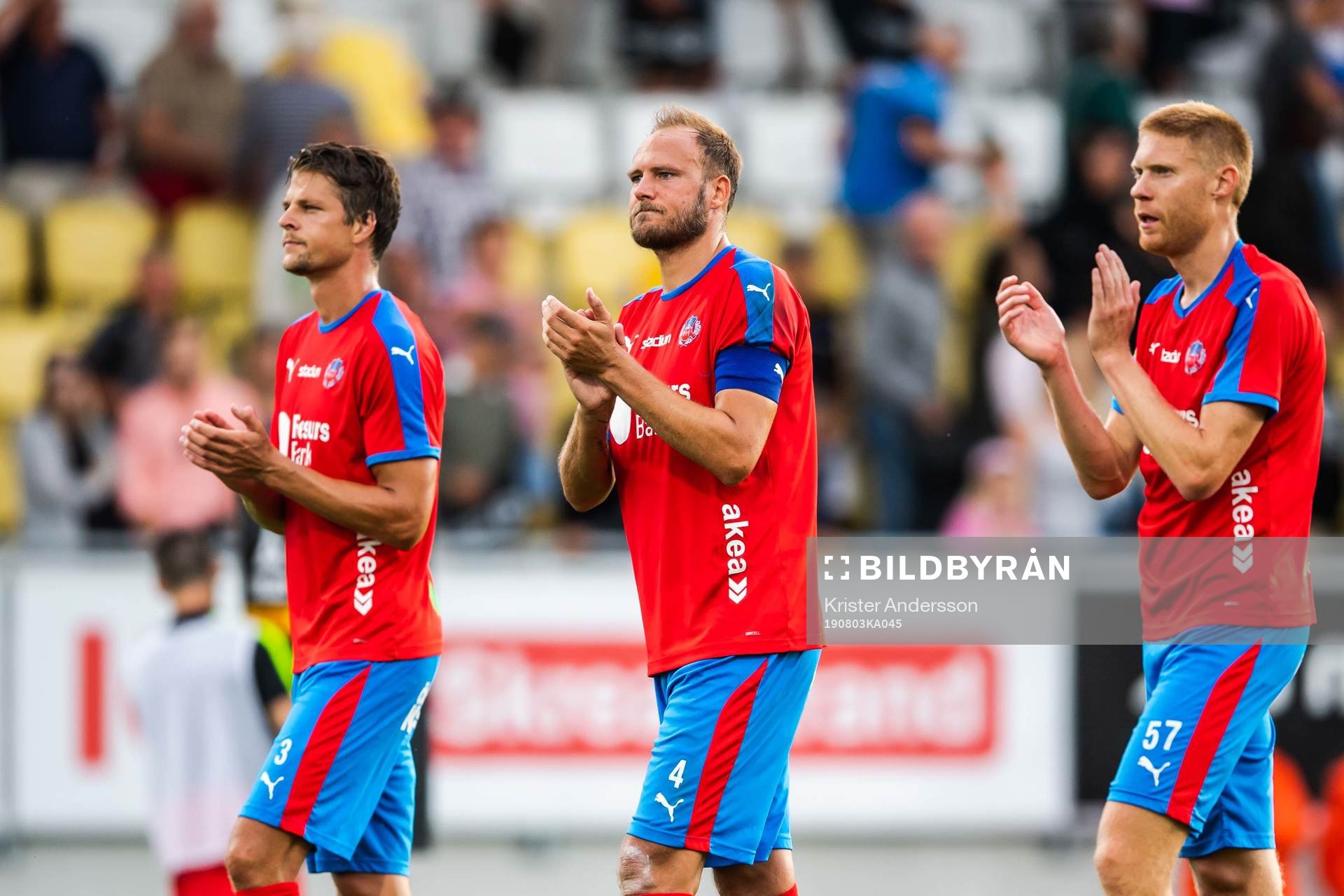 Helsingborgs Fredrik Liverstam, Andreas Granqvist och