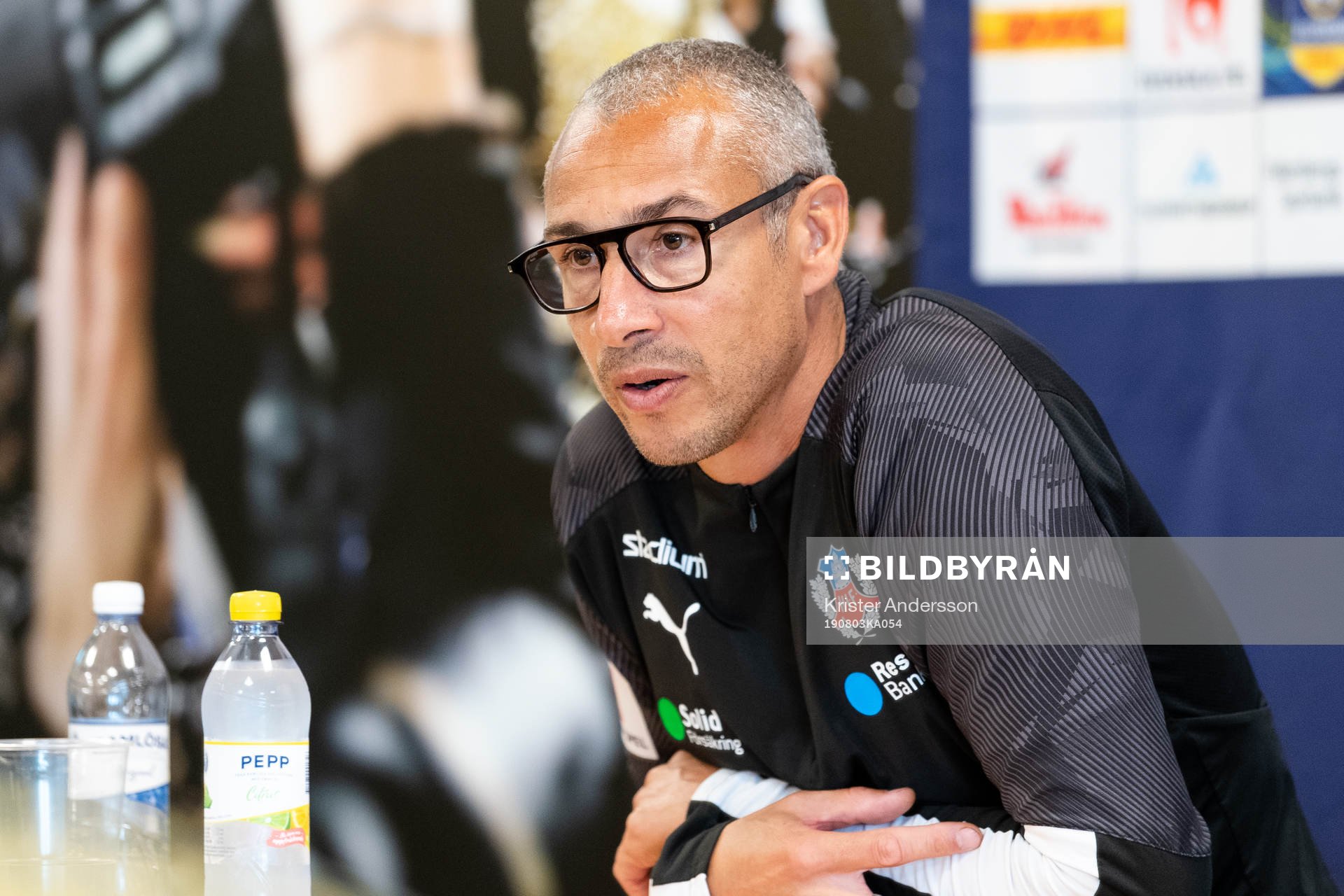 Helsingborgs tränare Henrik Larsson efter fotbollsmatchen i Allsvenskan mellan Falkenberg och Helsingborg den 3 augusti 2019 i Falkenberg.