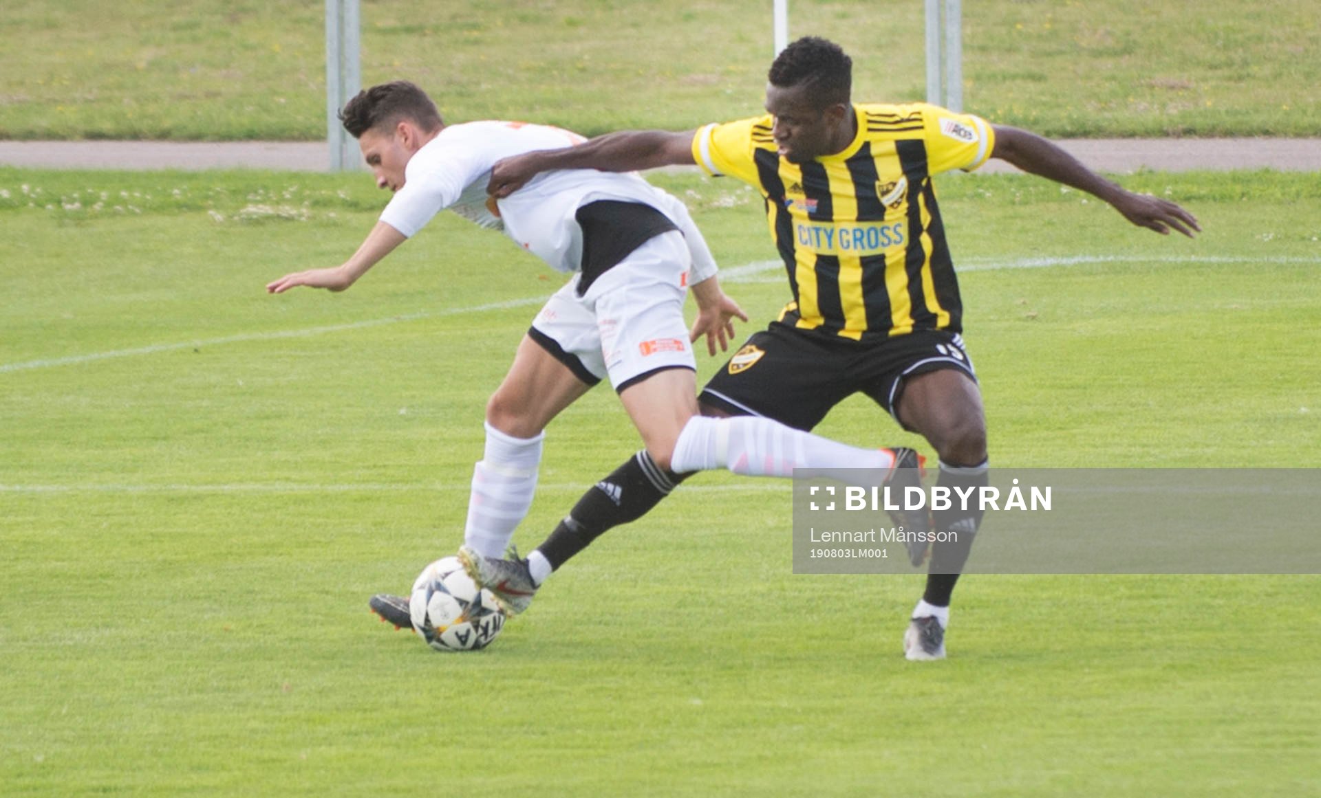 IFK Hässleholms Abelto Ikose i matchen i division 2 mellan