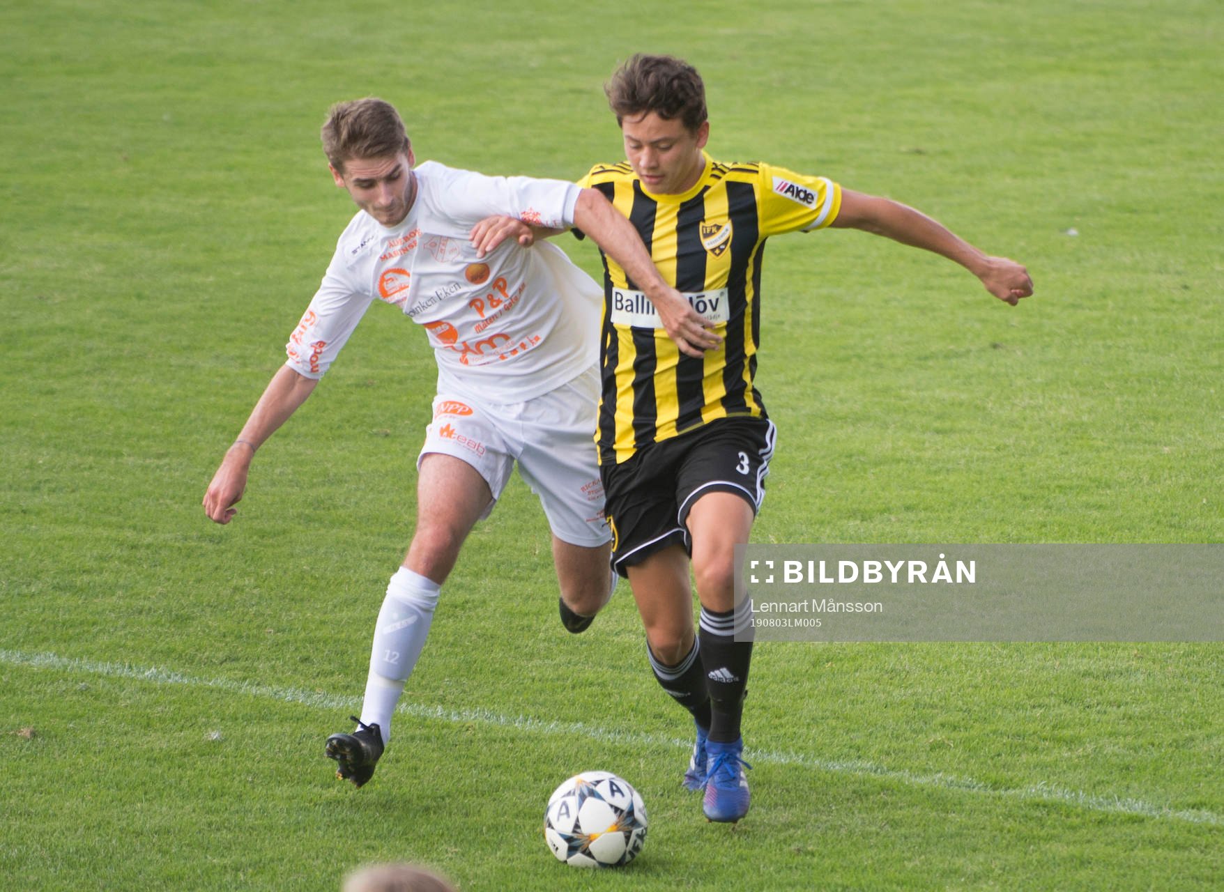 IFK Hässleholms Isak Orajärvi i matchen i division 2