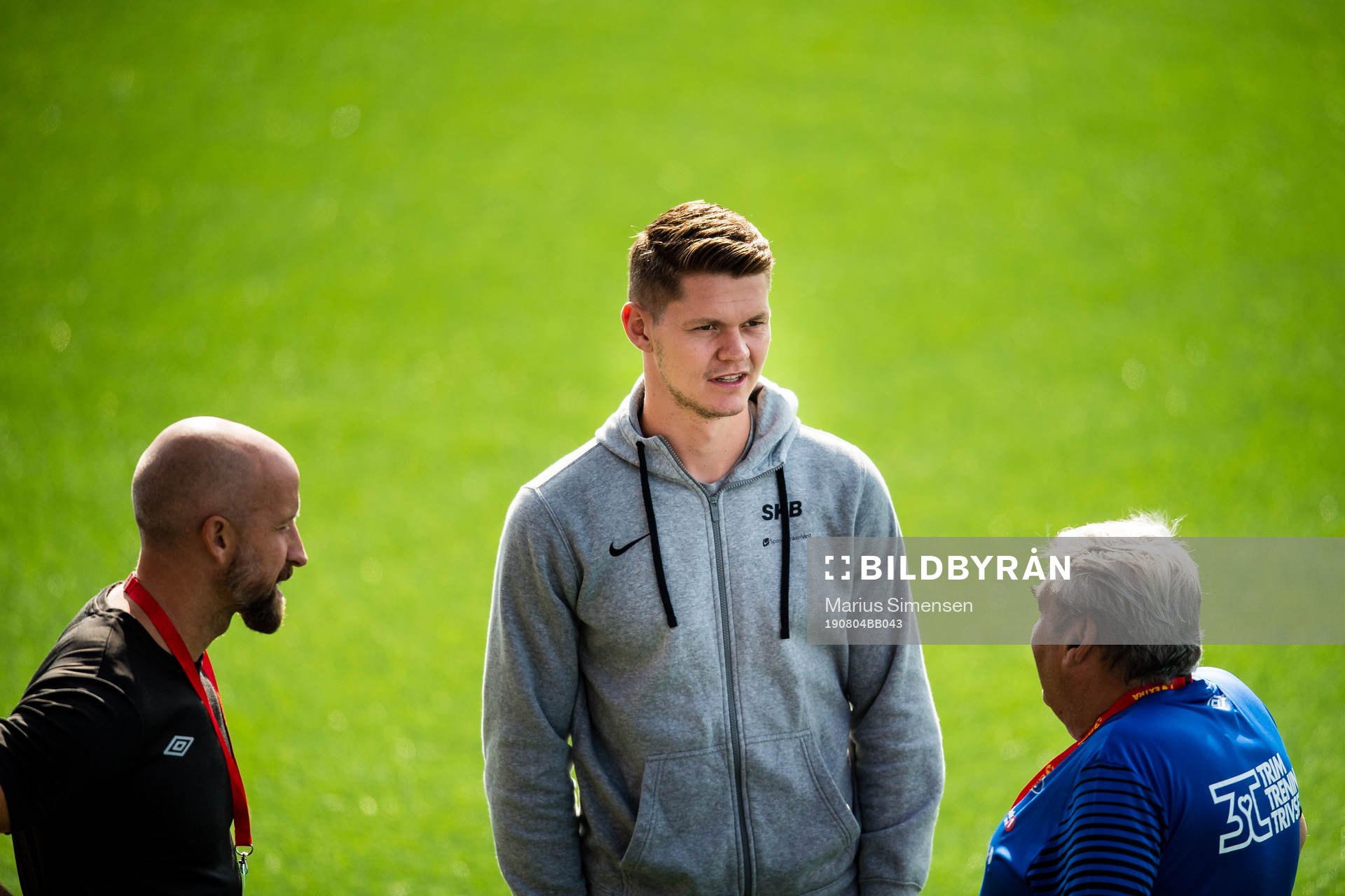 Christian Eggen Rismark of Brann ahead of the Eliteserien match between Ranheim and Brann on August 4, 2019 in Trondheim.