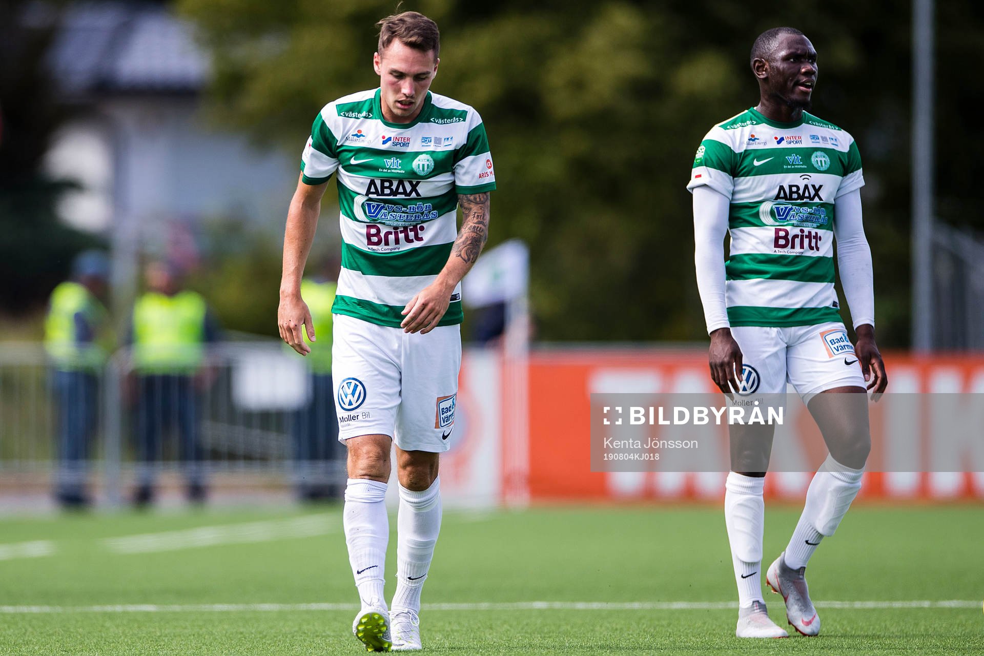 Västerås Filip Tronet och Ravy Tsouka Dozi deppar