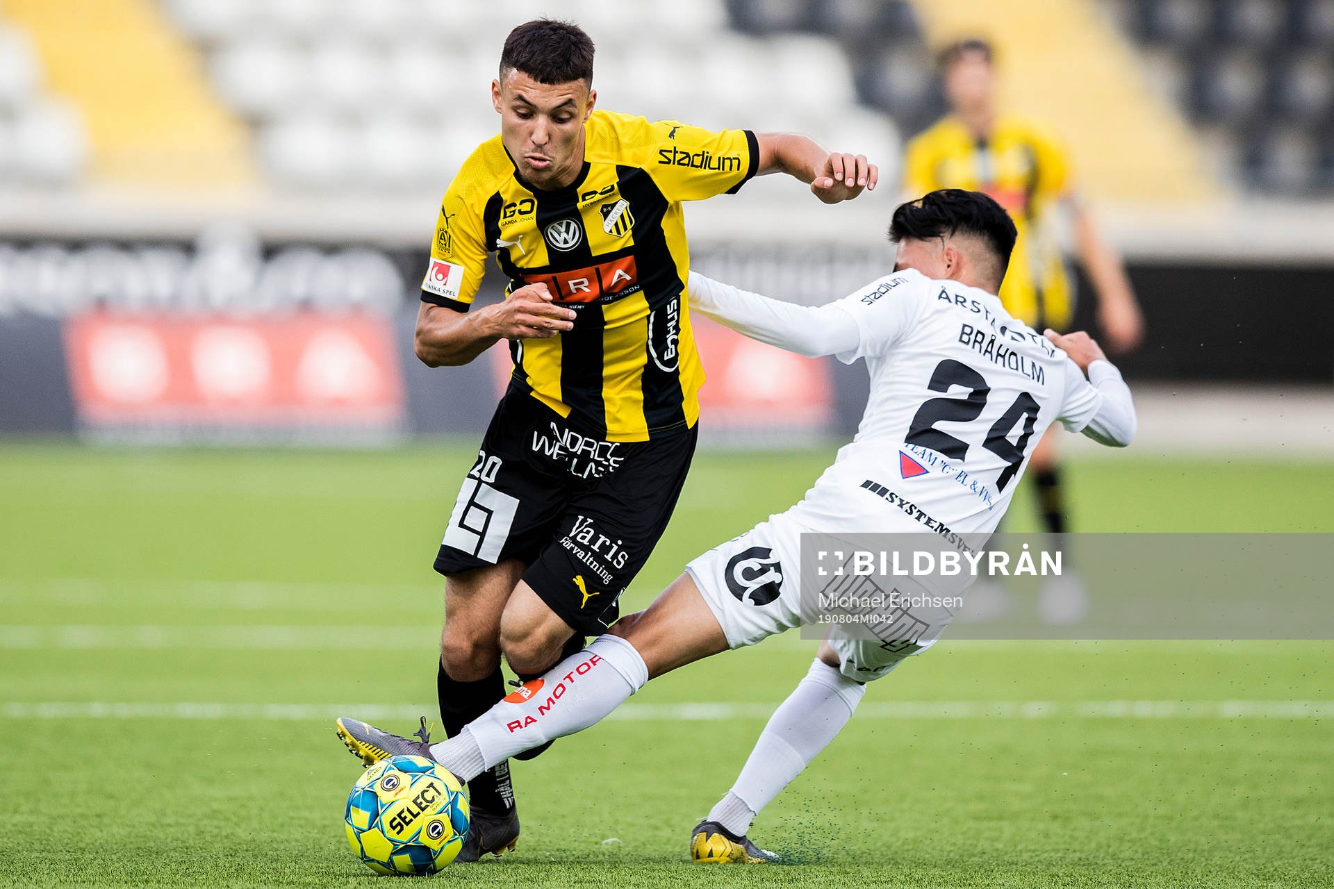 Häckens Ali Youssef och Sirius Isak Bråholm