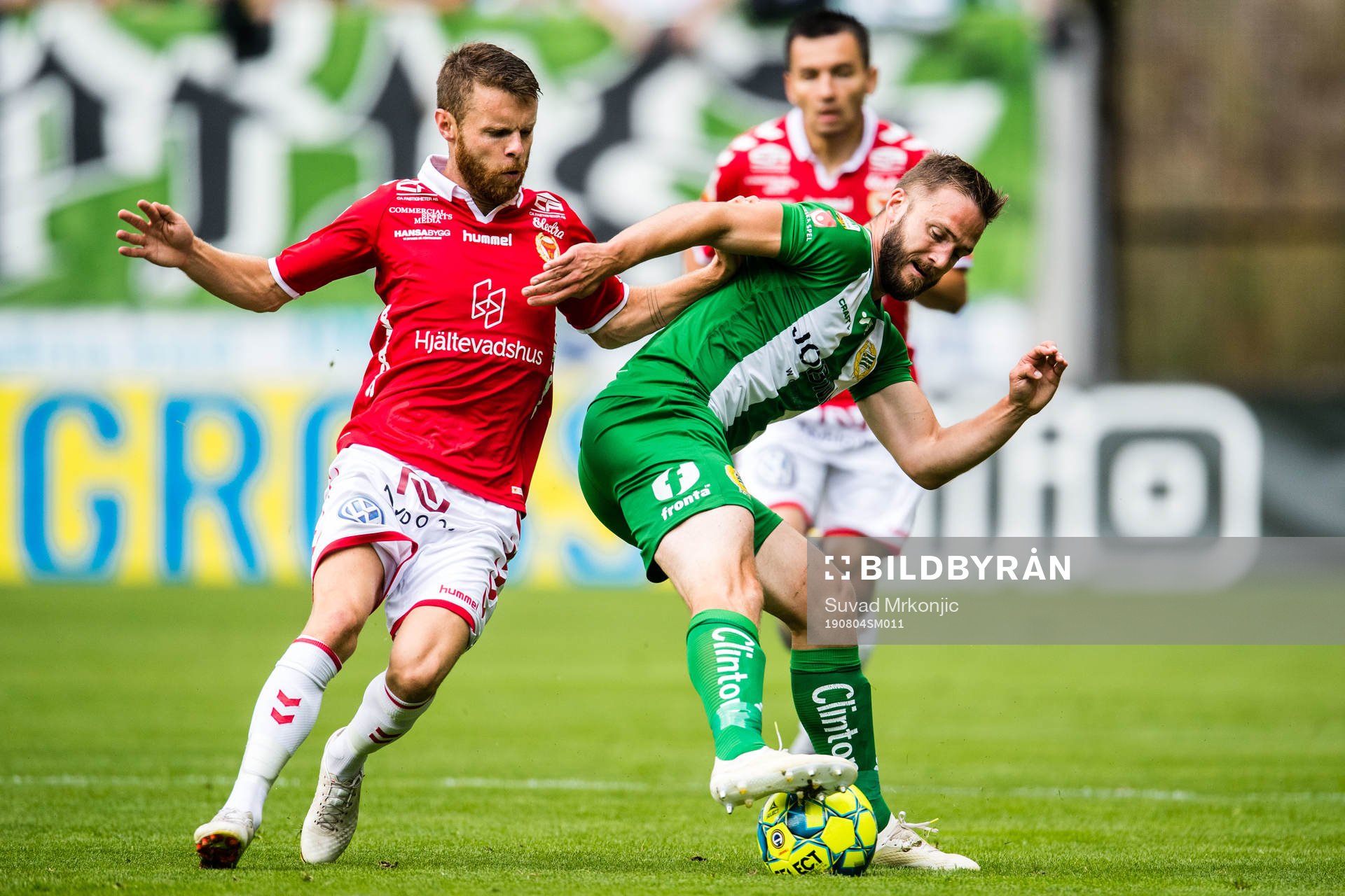 Kalmars Måns Söderqvist och Hammarbys Mats Solheim
