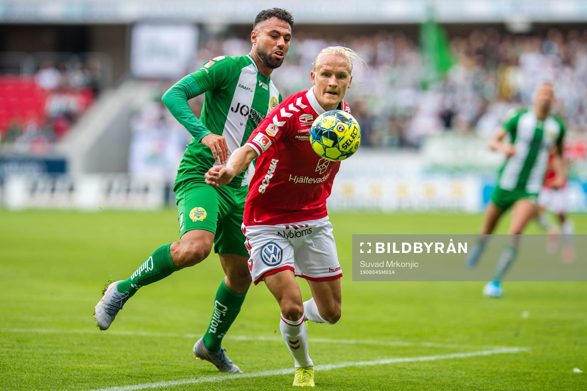 Hammarbys Imad Khalili och Kalmars Henrik Löfkvist