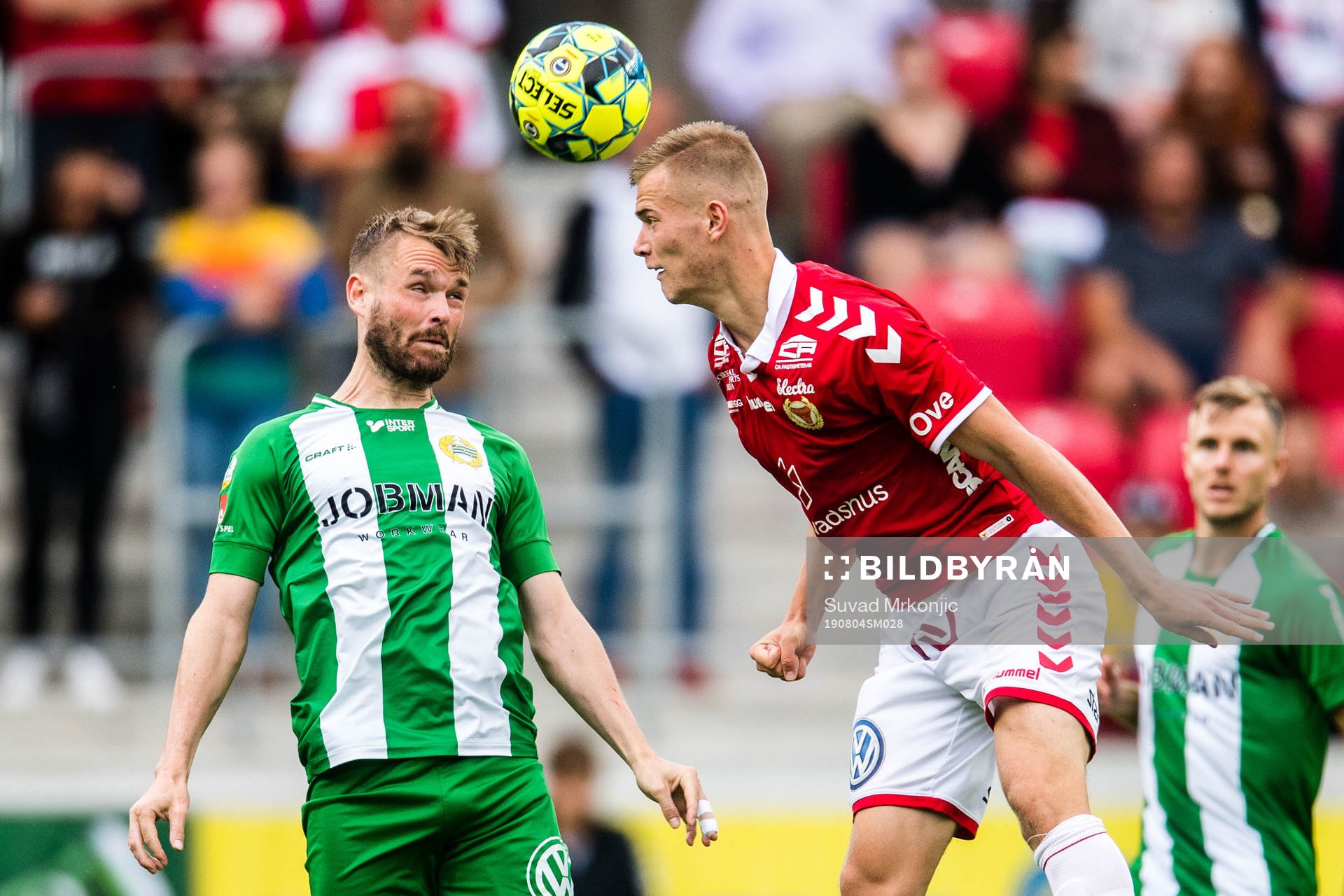 Hammarbys Mads Fenger Nielsen och Kalmars Alexander Ahl