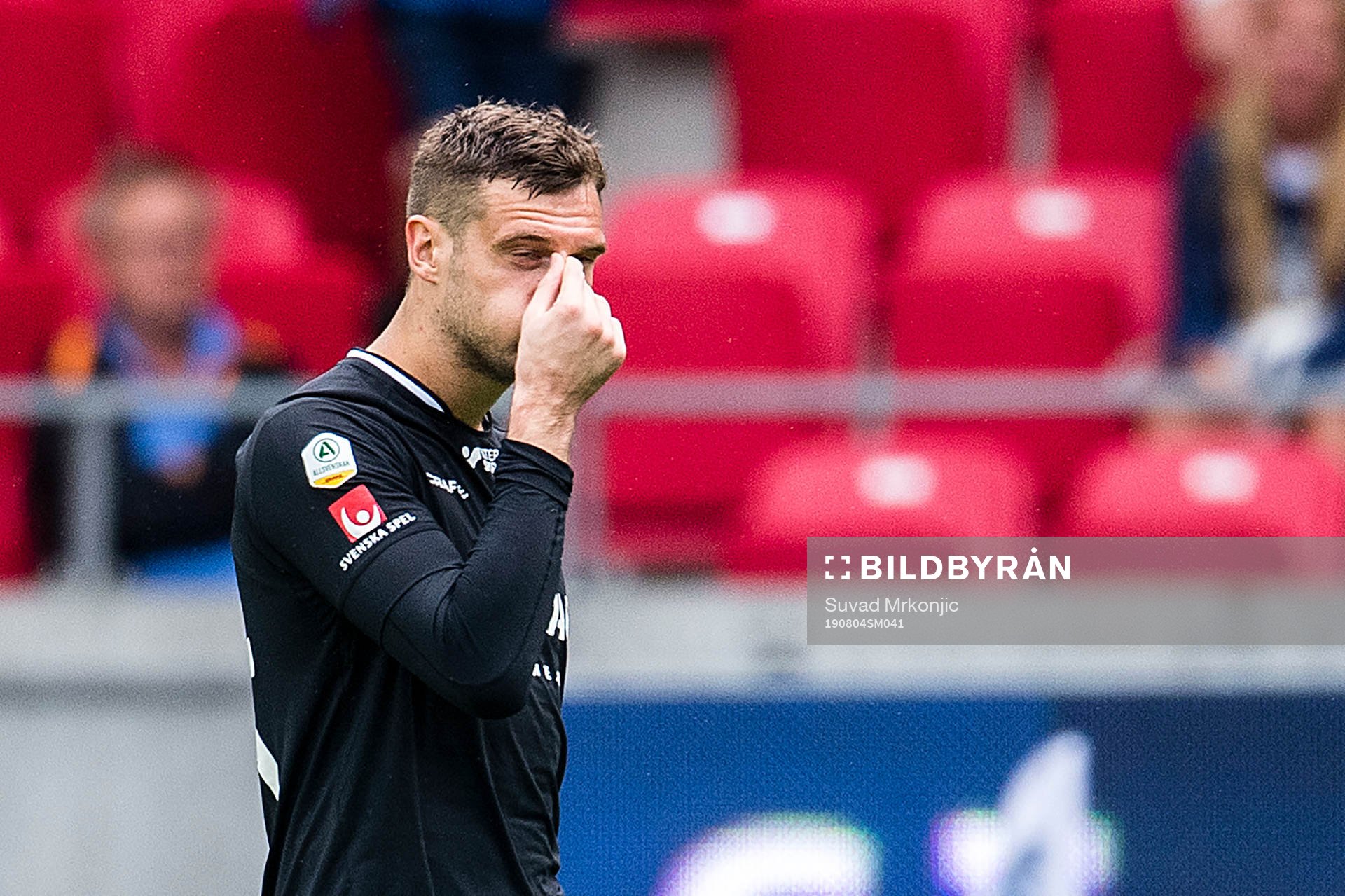 Hammarbys målvakt Davor Blazevic deppar när han blir