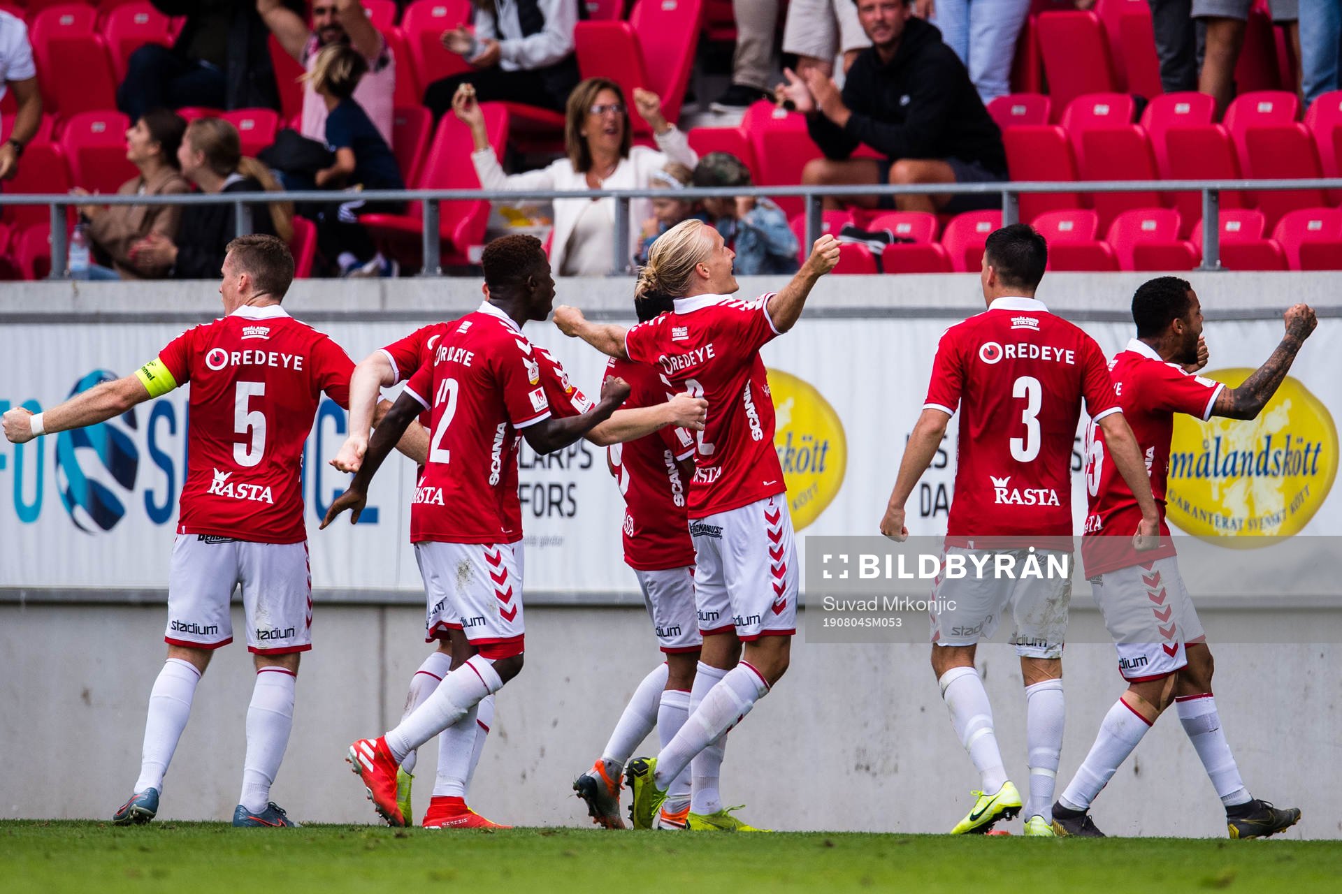 Kalmars Henrik Löfkvist jublar