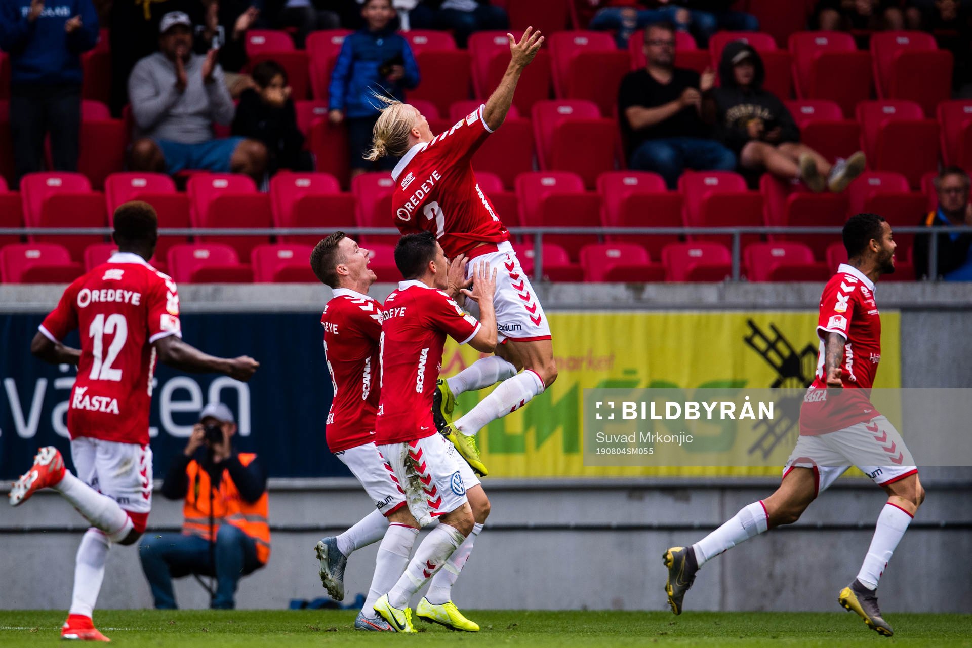 Kalmars Henrik Löfkvist jublar