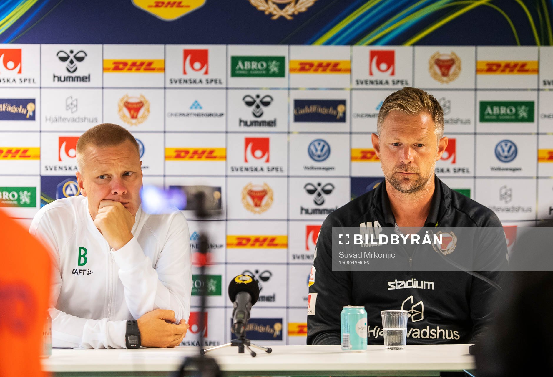 Hammarbys tränare Stefan Billborn och Kalmars tränare