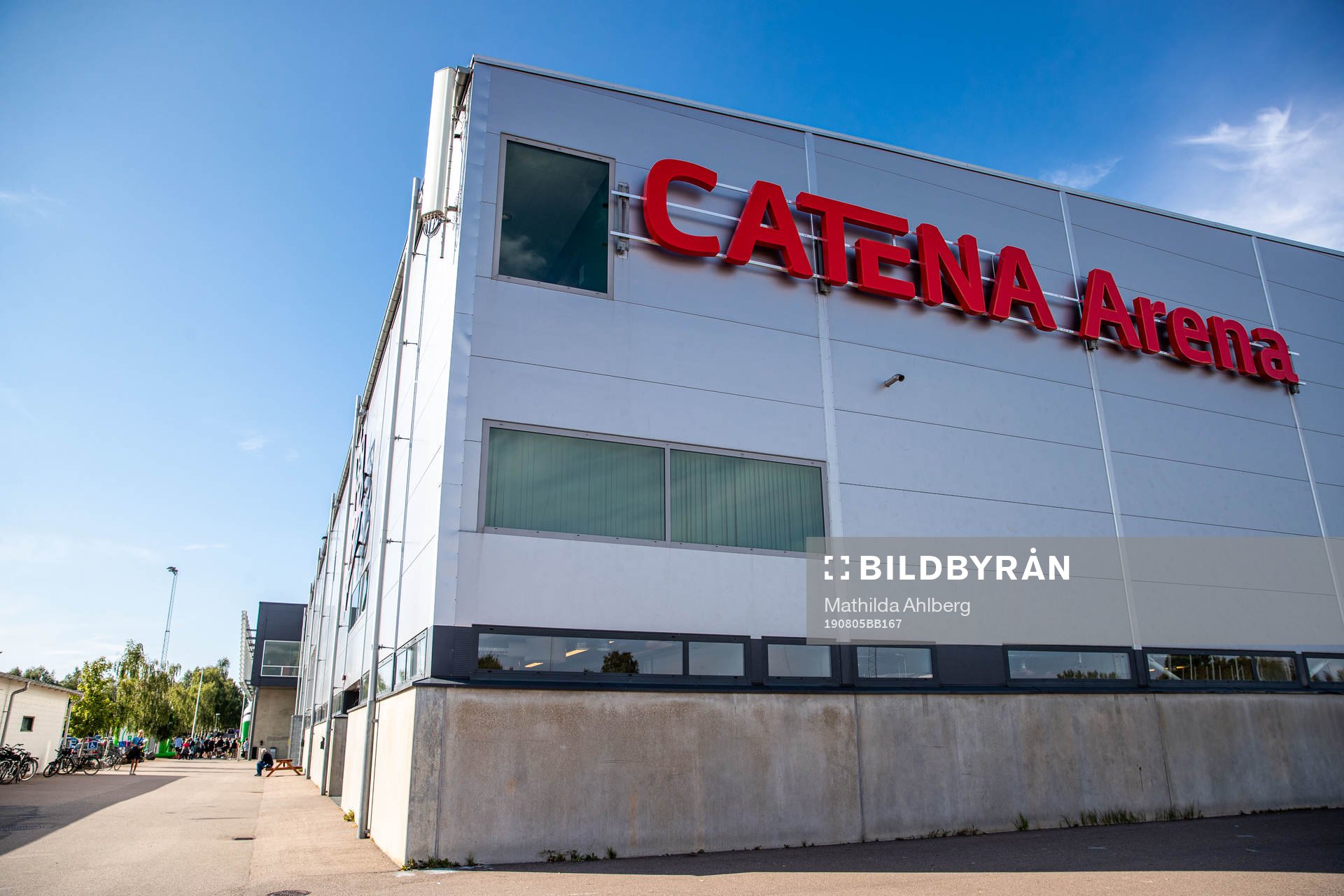 Exteriör av Catena Arena
