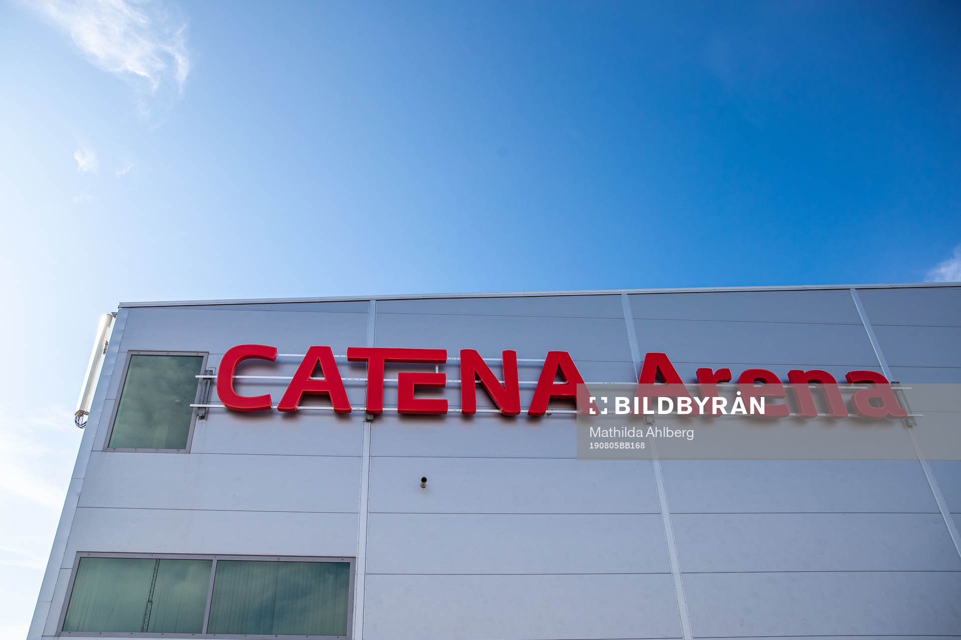 Exteriör av Catena Arena
