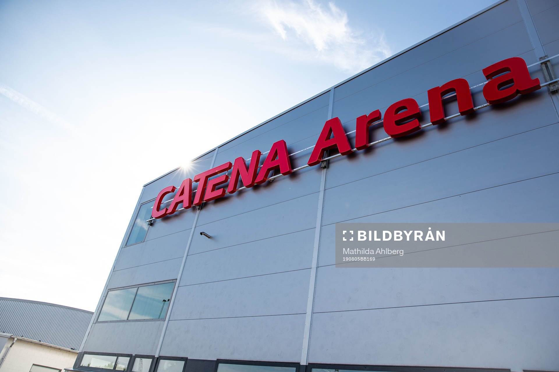 Exteriör av Catena Arena