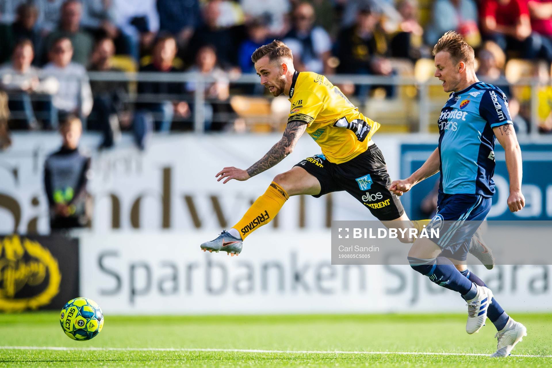 Elfsborgs Rasmus Alm och Djurgårdens Elliot Käck