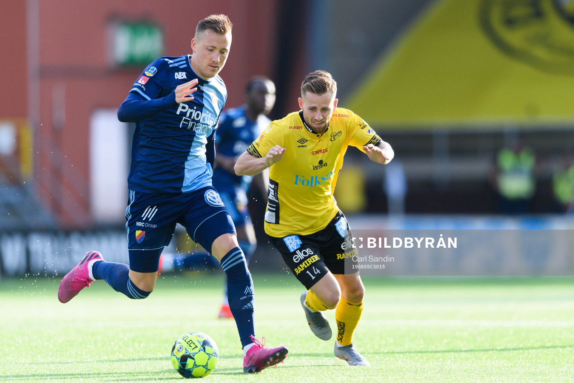 Djurgårdens Fredrik Ulvestad och Elfsborgs Rasmus Alm