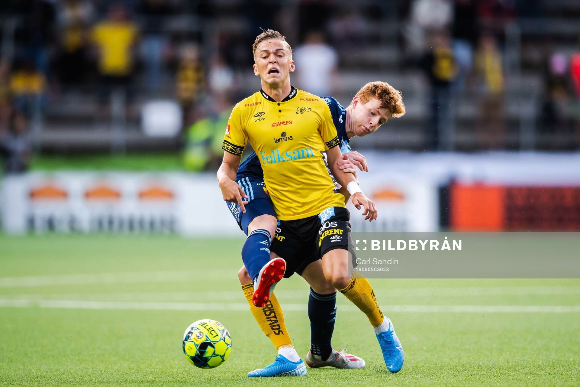 Elfsborgs Jesper Karlsson och Djurgårdens Aslak Witry