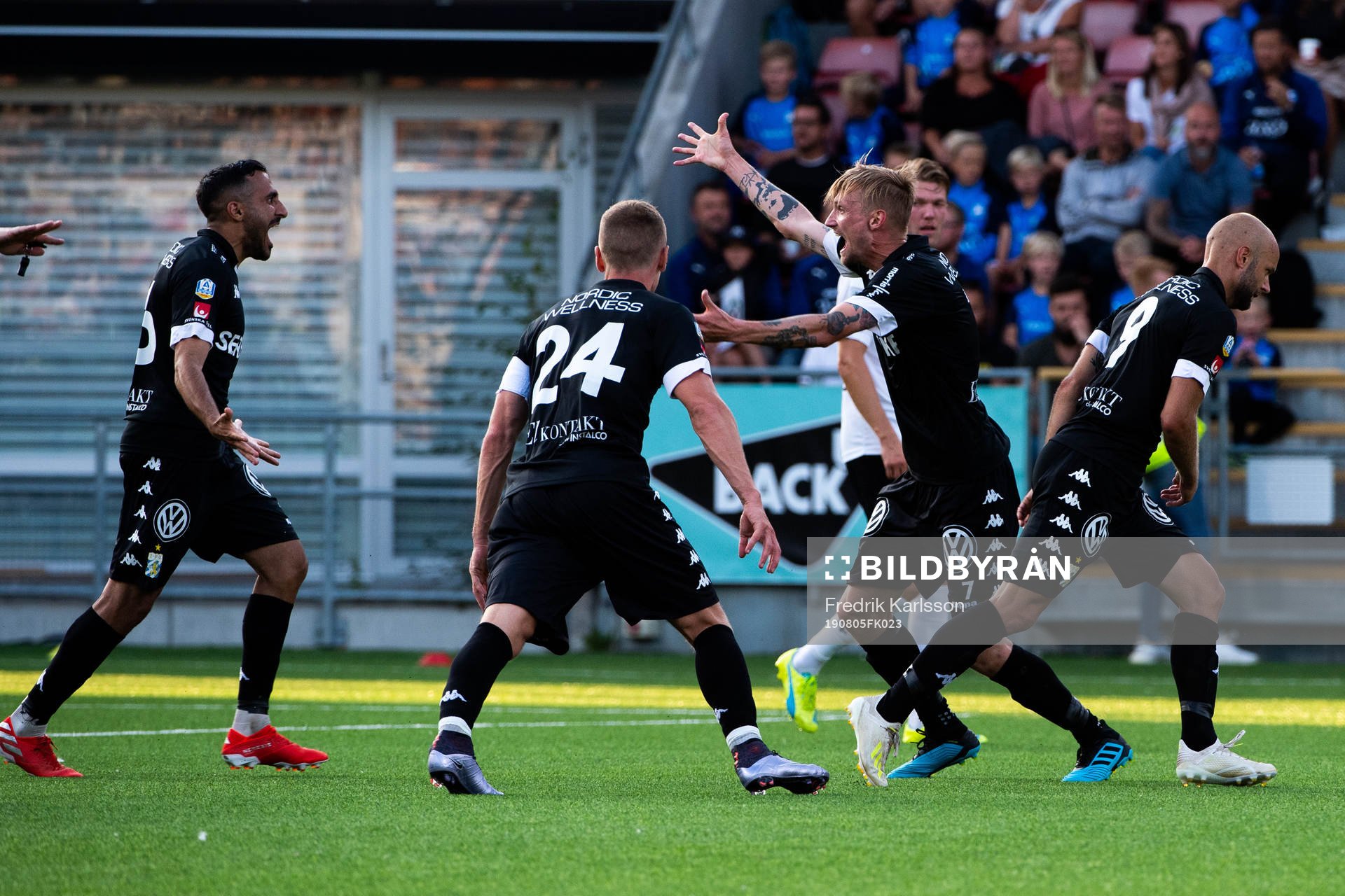 IFK Göteborgs Sargon Abraham, Sebastian Eriksson och Robin