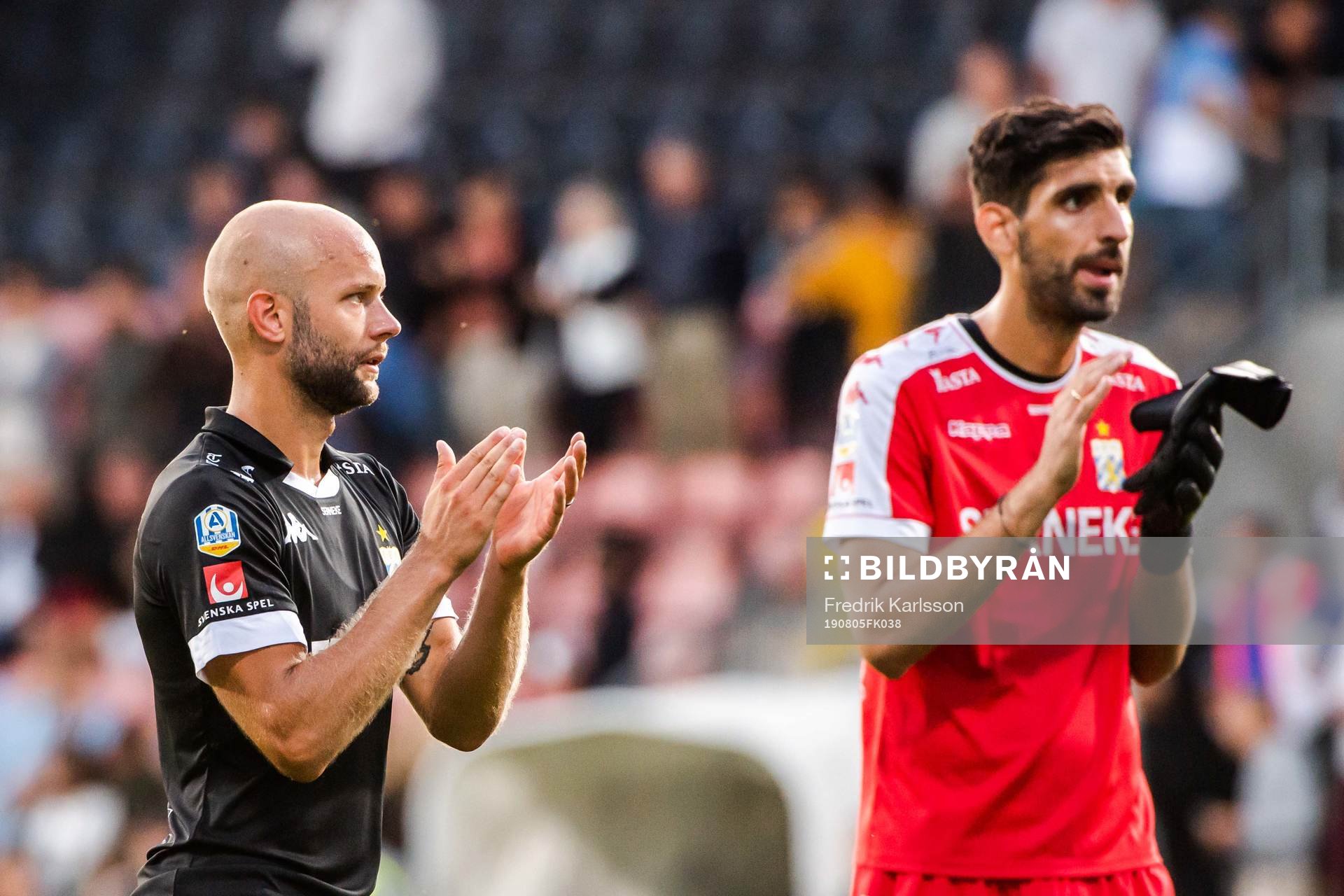 IFK Göteborgs Robin Söder och målvakt Ioannis Anestis