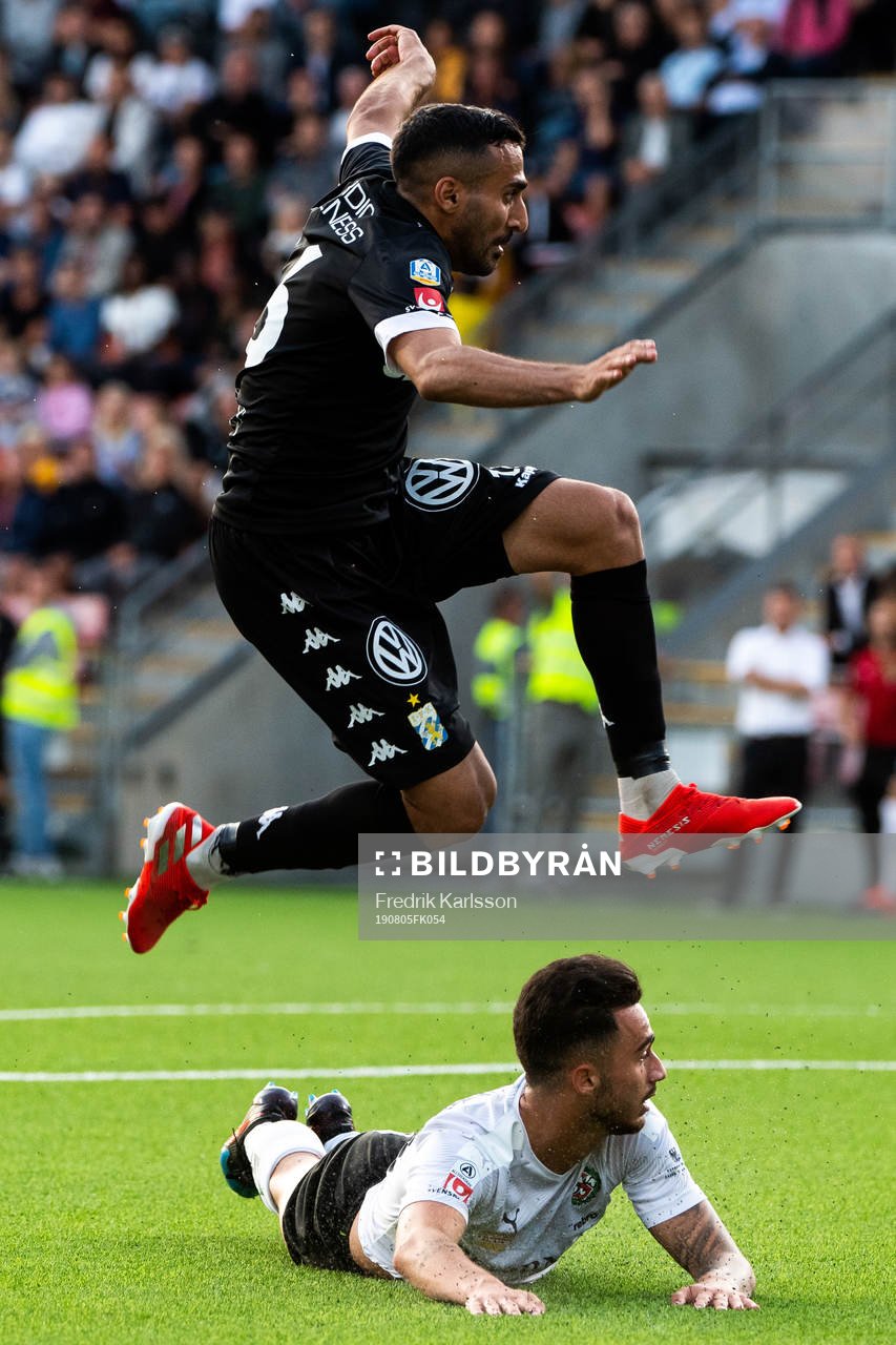 IFK Göteborgs Sargon Abraham och Örebros Simon Amin
