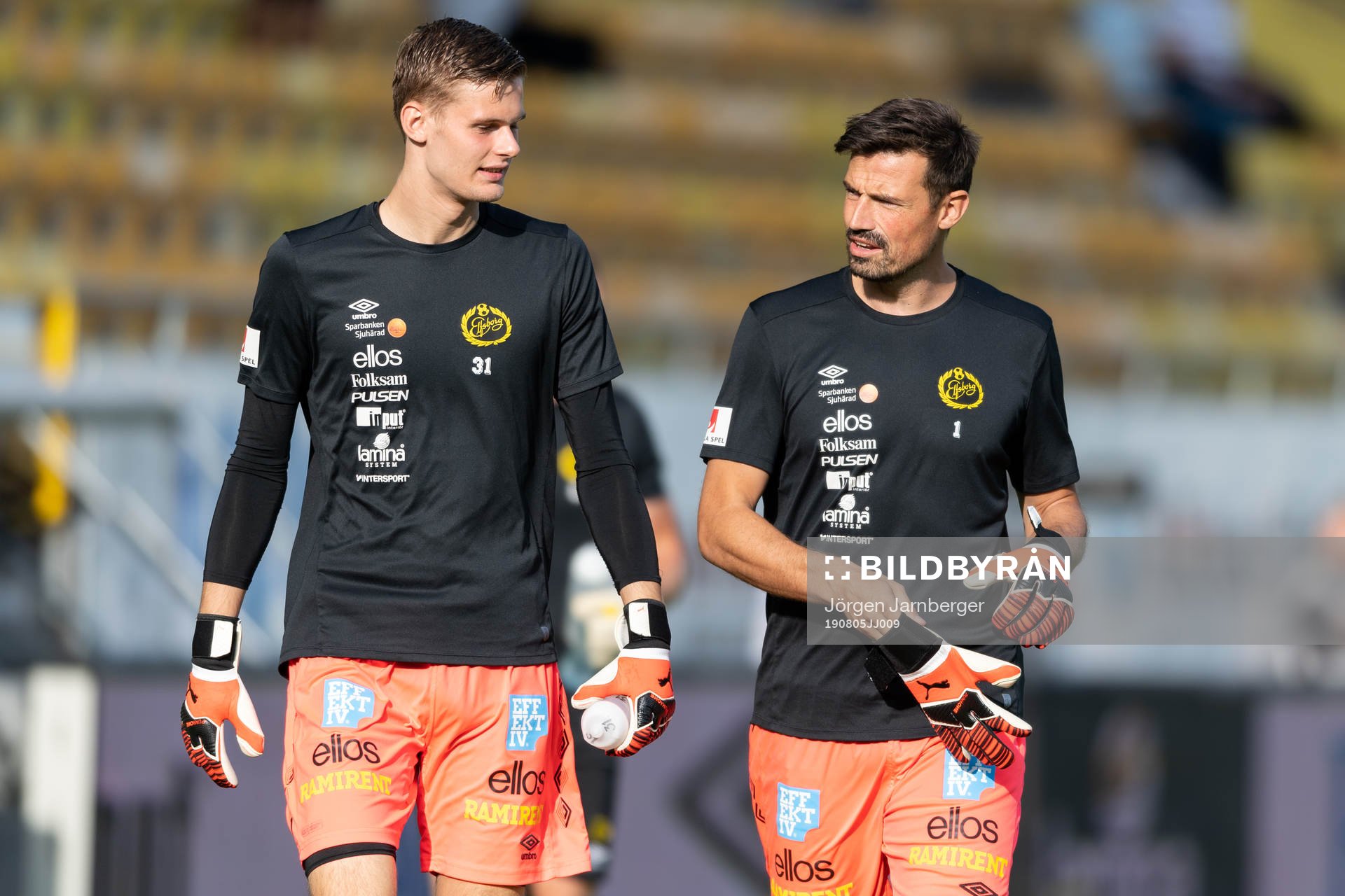 Elfsborgs målvakt Kevin Stuhr Ellegaard och målvakt Tim