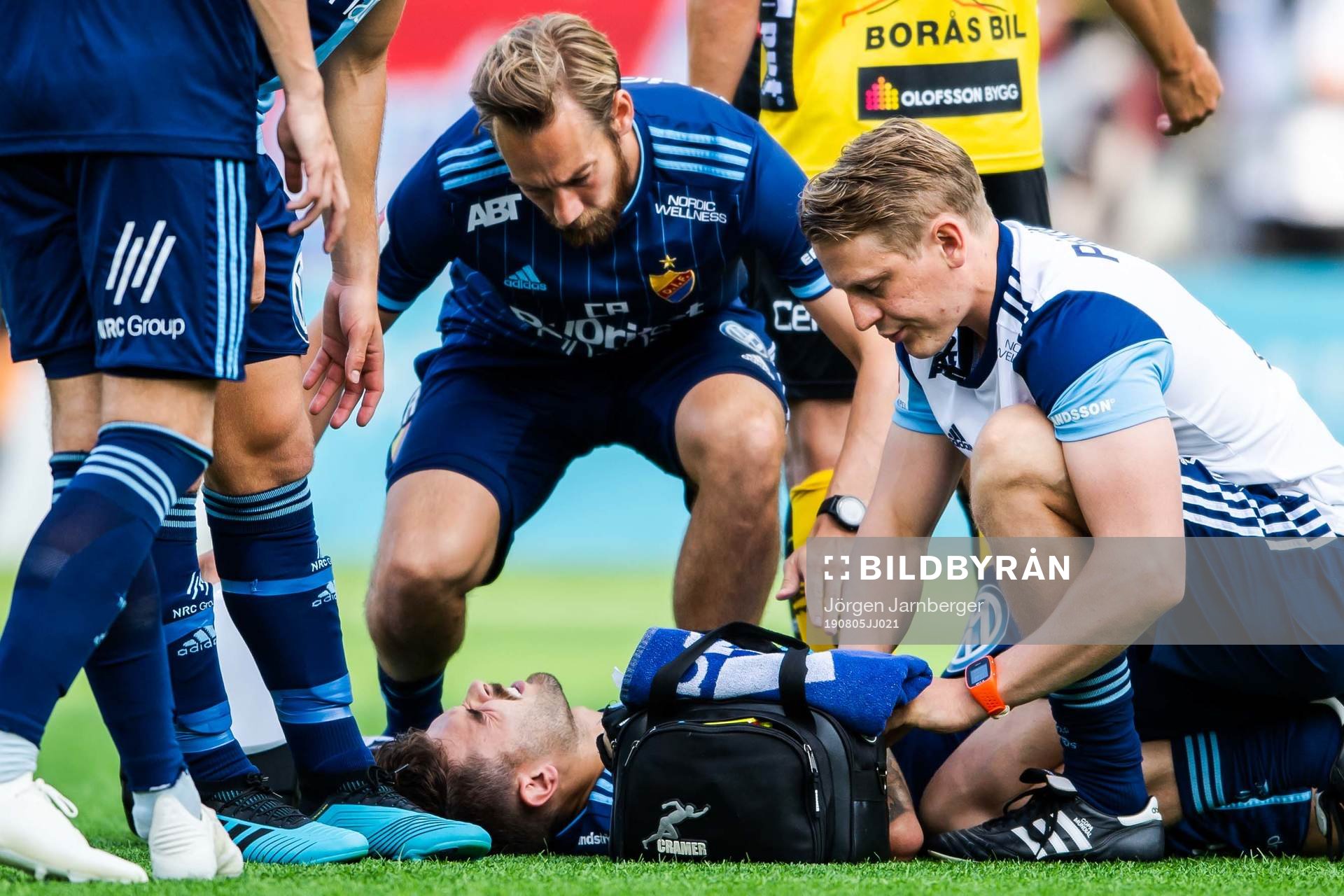 Djurgårdens Astrit Ajdarevic får vård