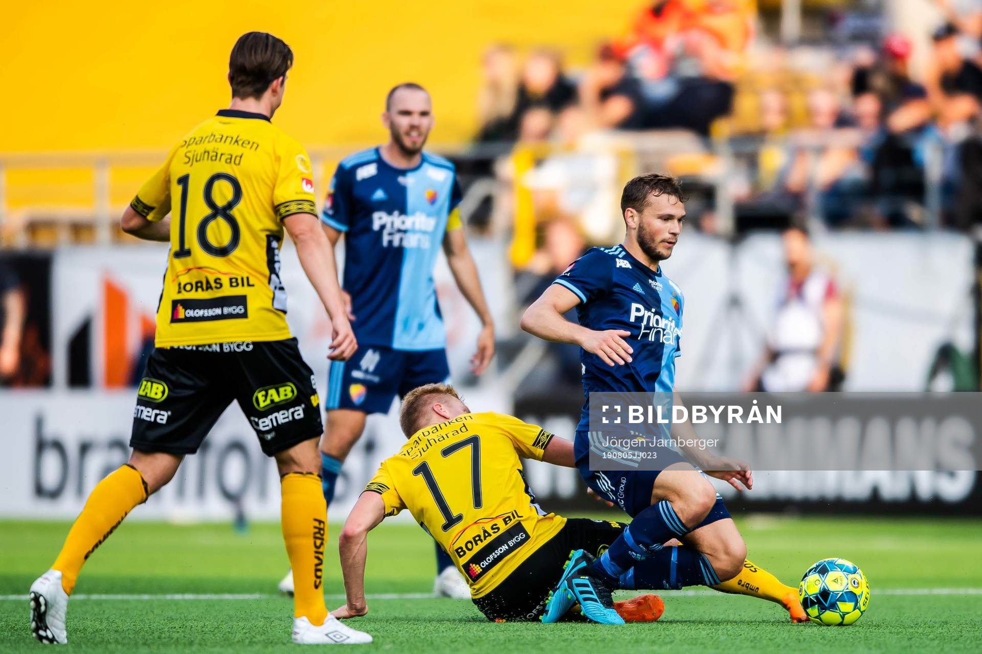 Djurgårdens Jesper Karlström och Elfsborgs Per Frick