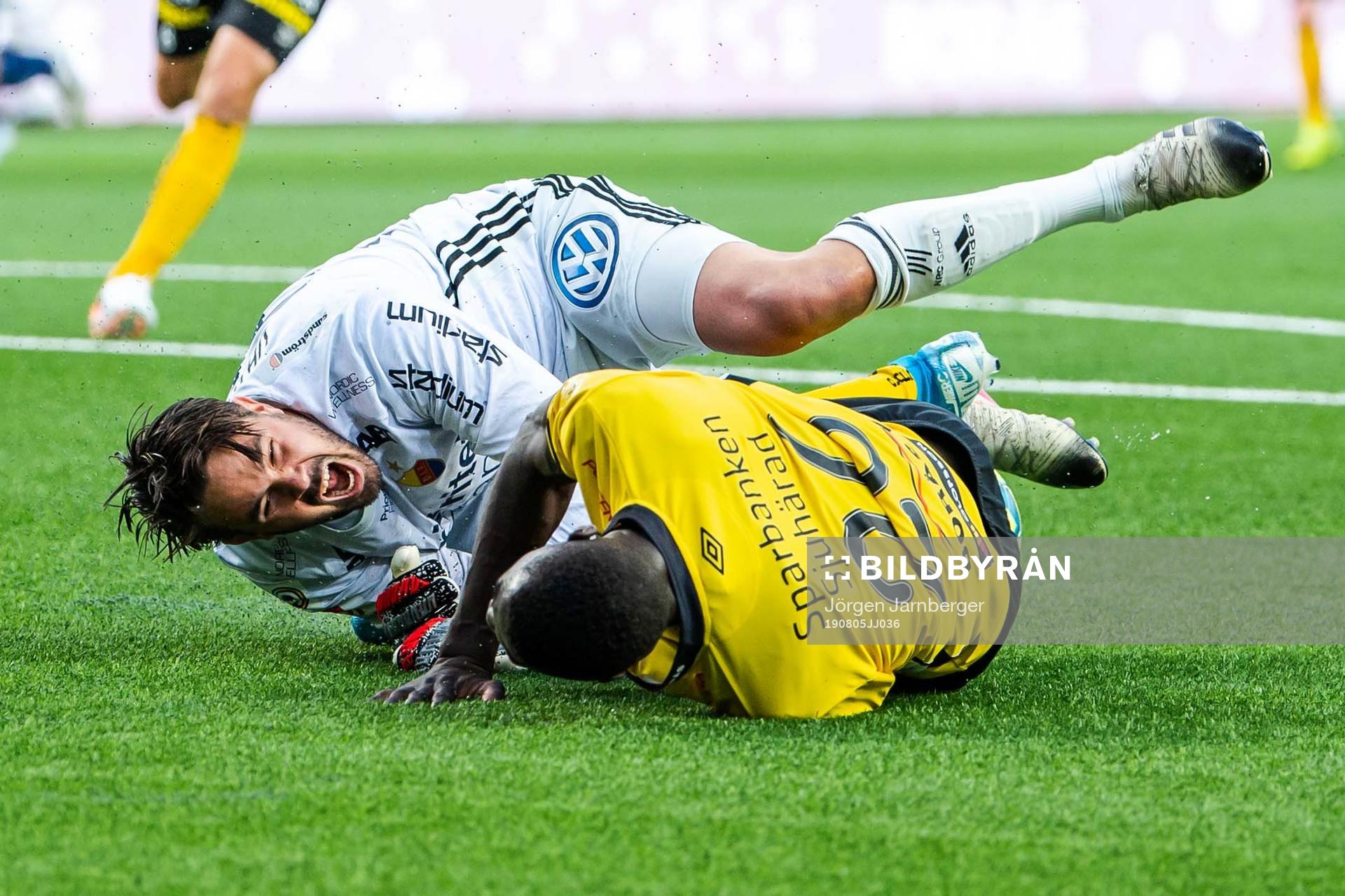 Djurgårdens målvakt Tommi Vaiho och Elfsborgs Marokhy