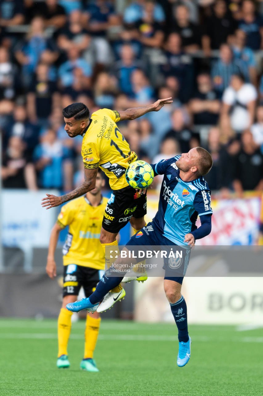 Elfsborgs Rami Kaib och Djurgårdens Nicklas Bärkroth