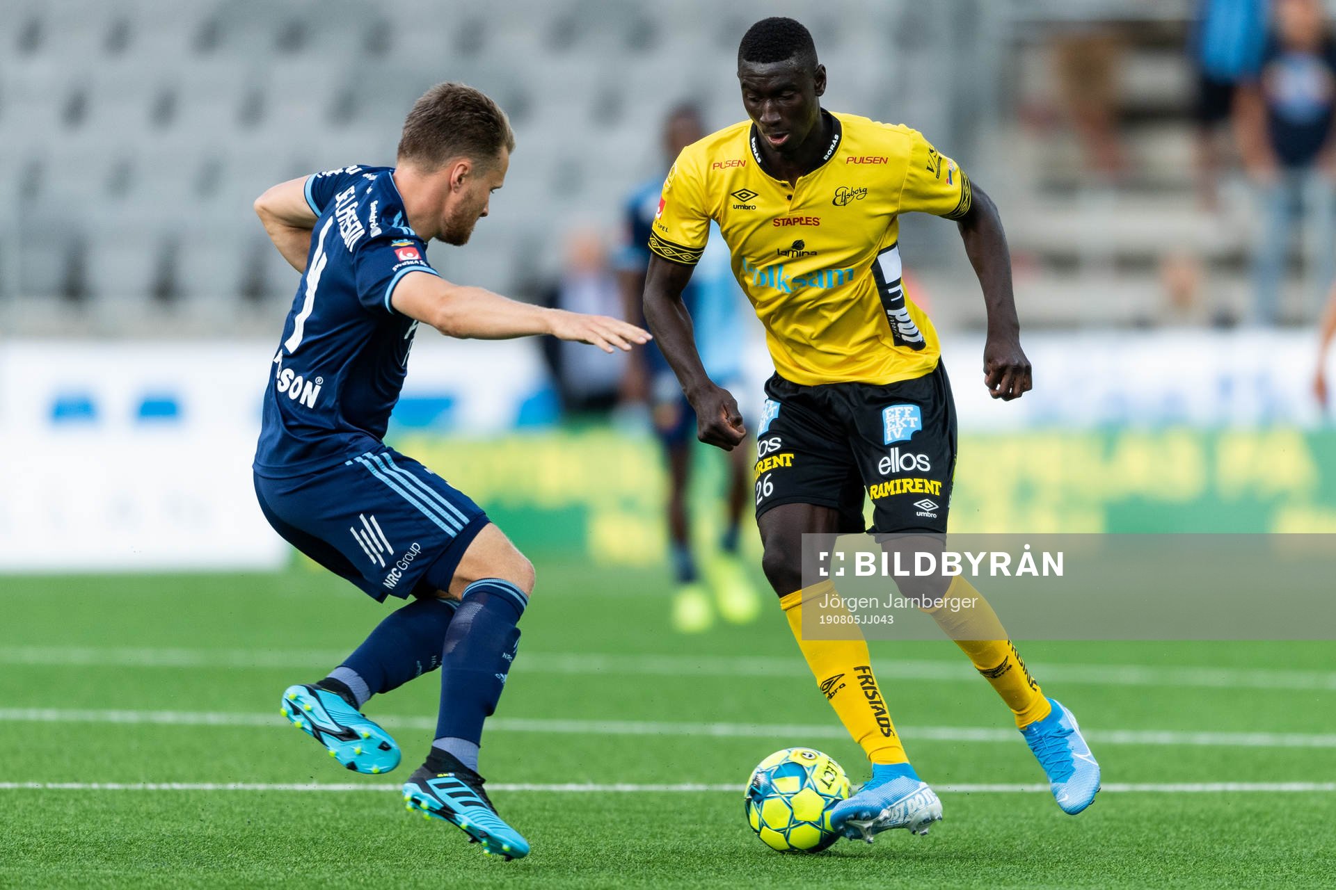 Elfsborgs Marokhy Ndione och Djurgårdens Jacob Une Larsson