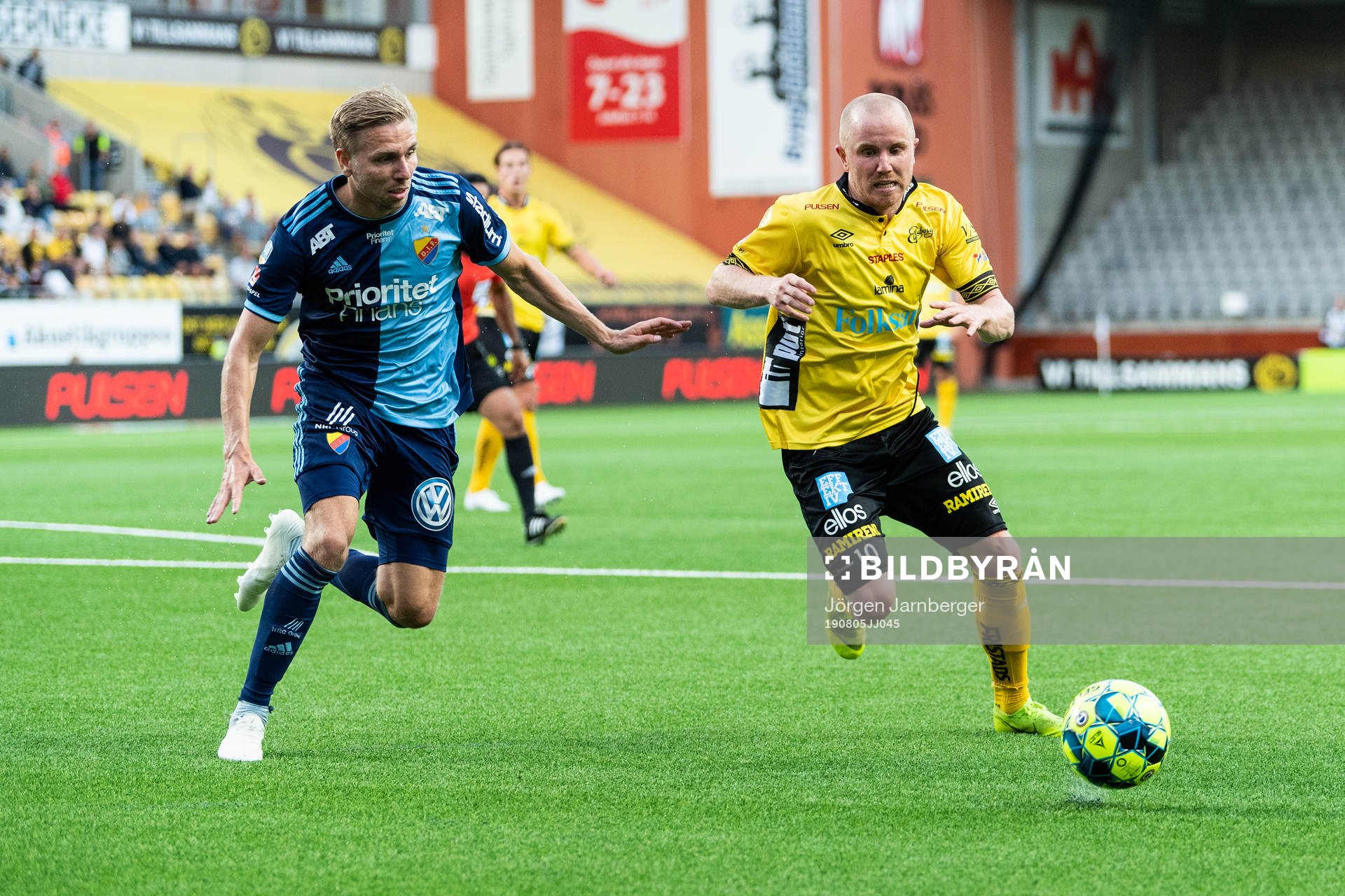 Elfsborgs Simon Lundevall och Djurgårdens Jonathan Ring