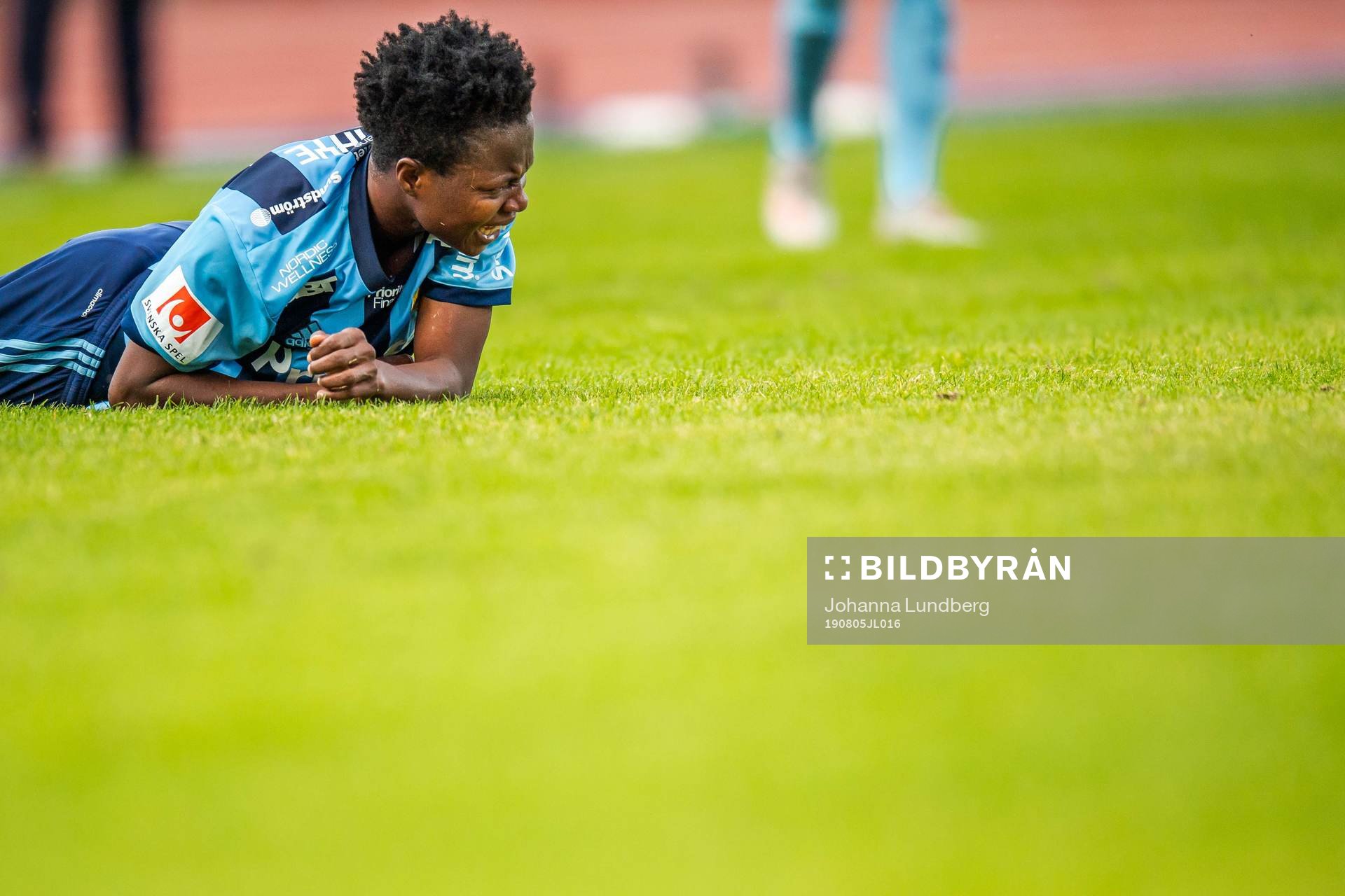 Djurgårdens Portia Boakye deppar