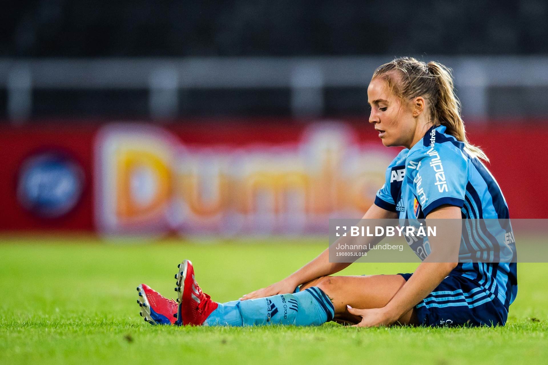 Djurgårdens Irma Helin  deppar