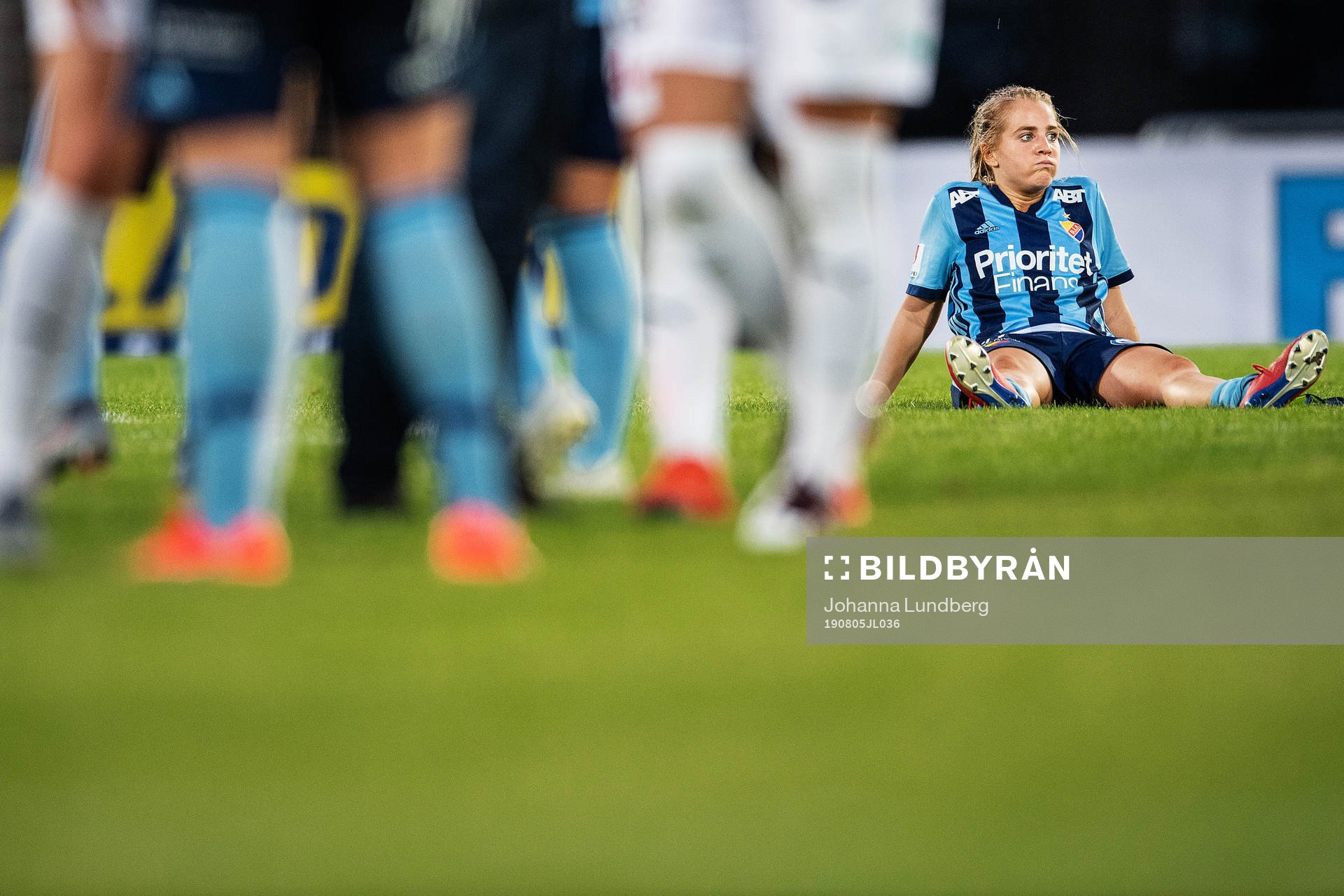 Djurgårdens Irma Helin  deppar