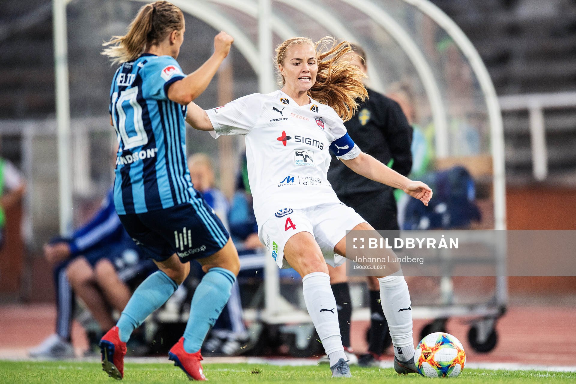 Djurgårdens Irma Helin och Rosengårds Glodis Perla