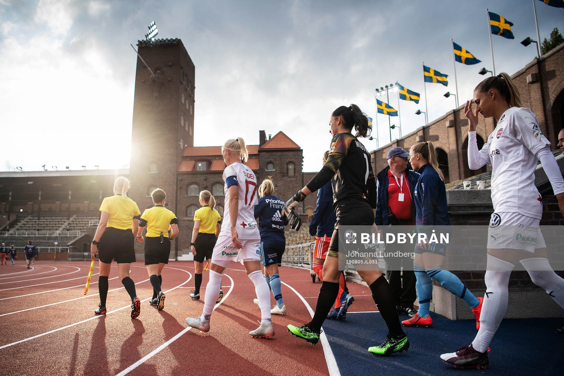 Rosengårds Caroline Seger, målvakt Zecira Musovic och