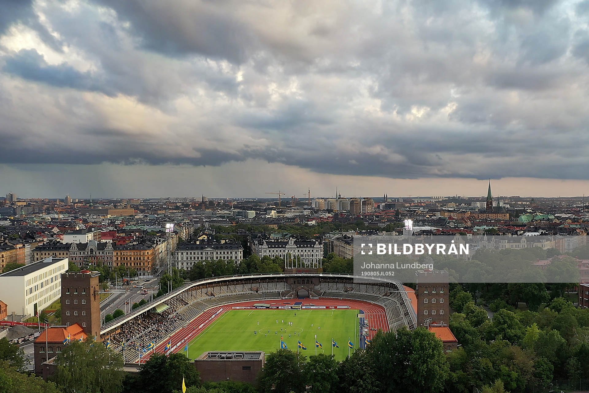 Generell vy över Stockholms stadion