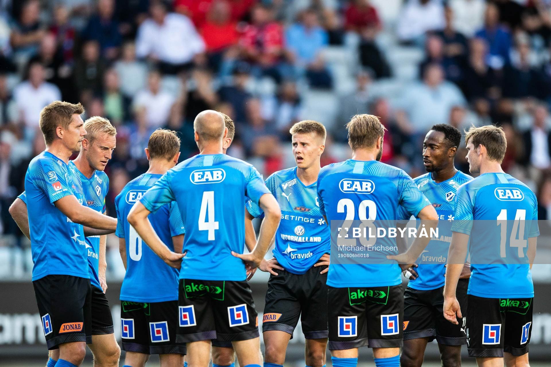 Halmstads spelare samlas