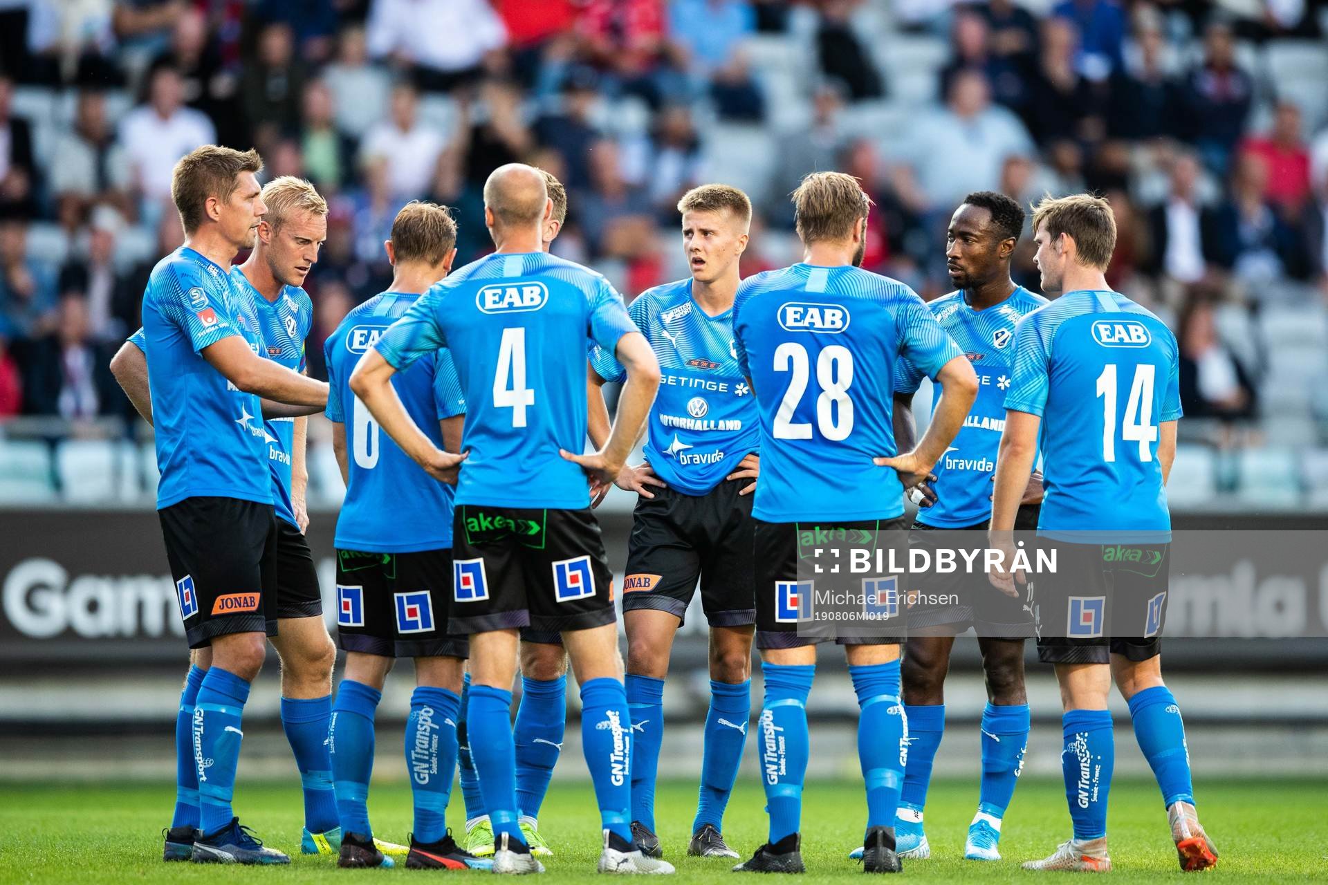 Halmstads spelare samlas