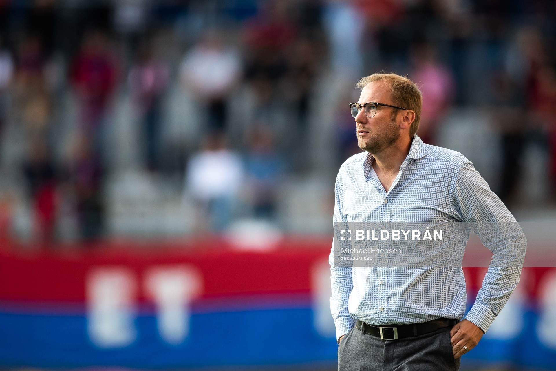 Halmstads tränare Magnus Haglund