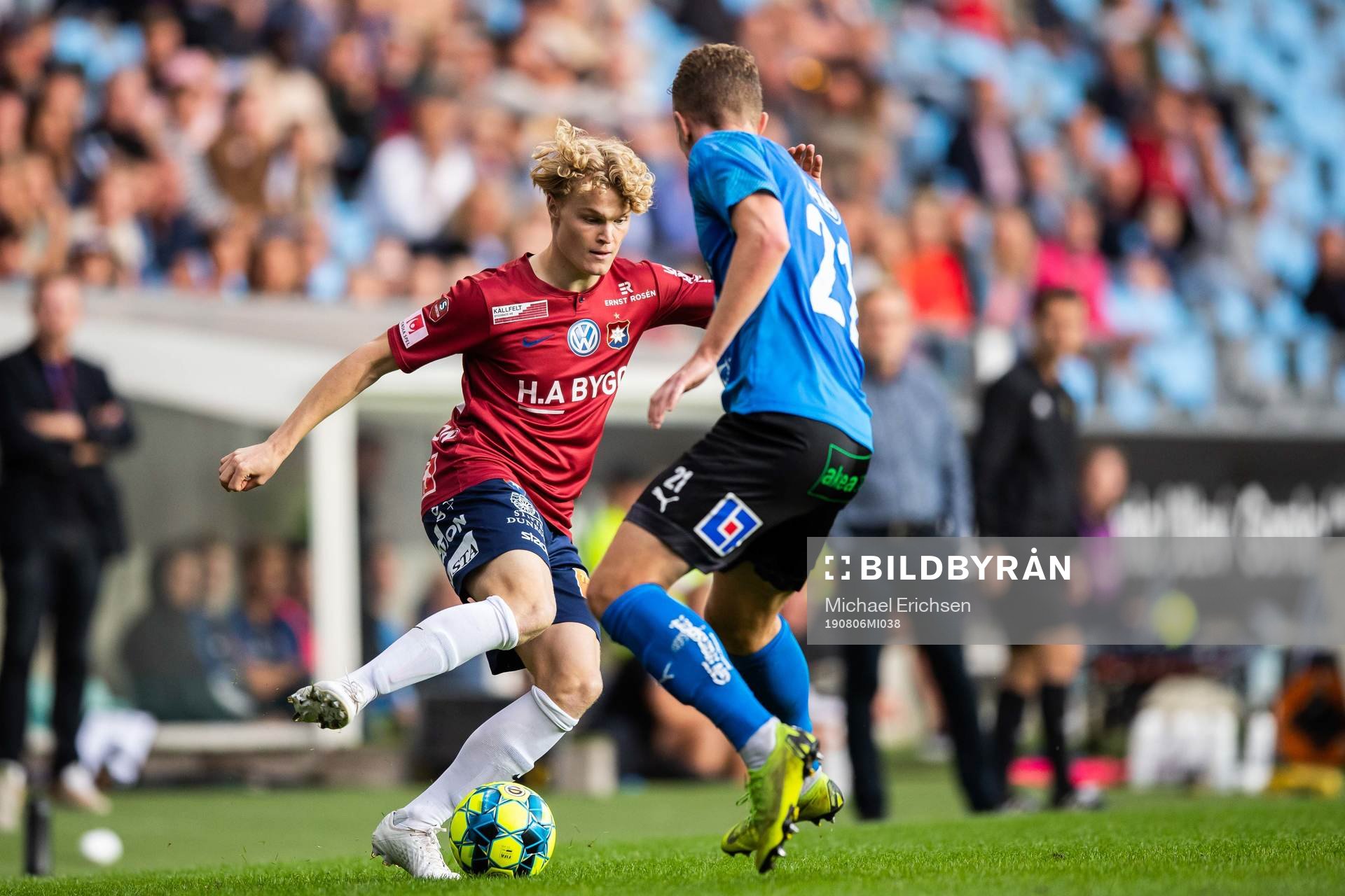 Örgrytes Freddie Brorsson och Halmstads Andreas Bengtsson
