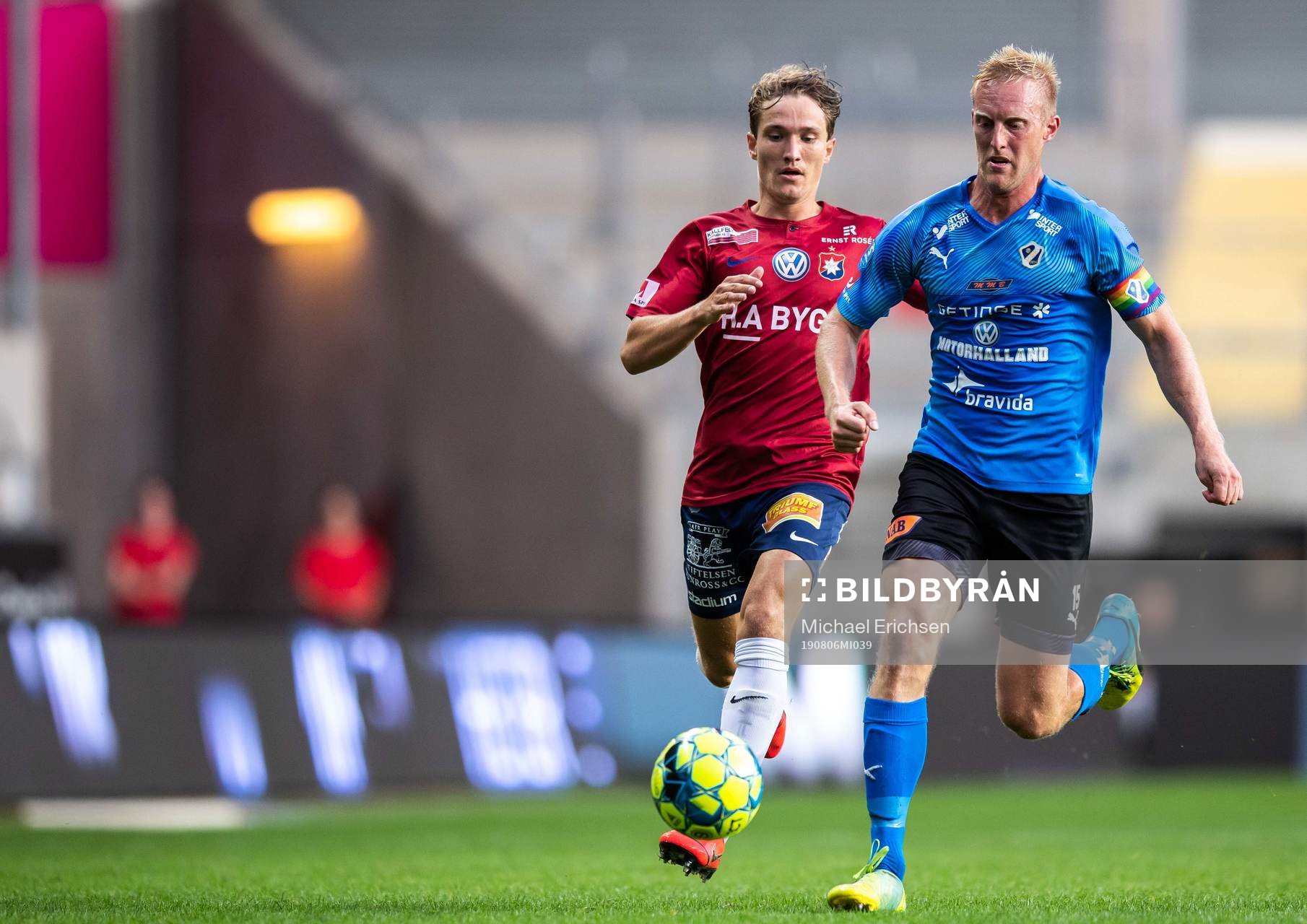 Halmstads Isac Harrysson och Örgrytes Jakob Lindström